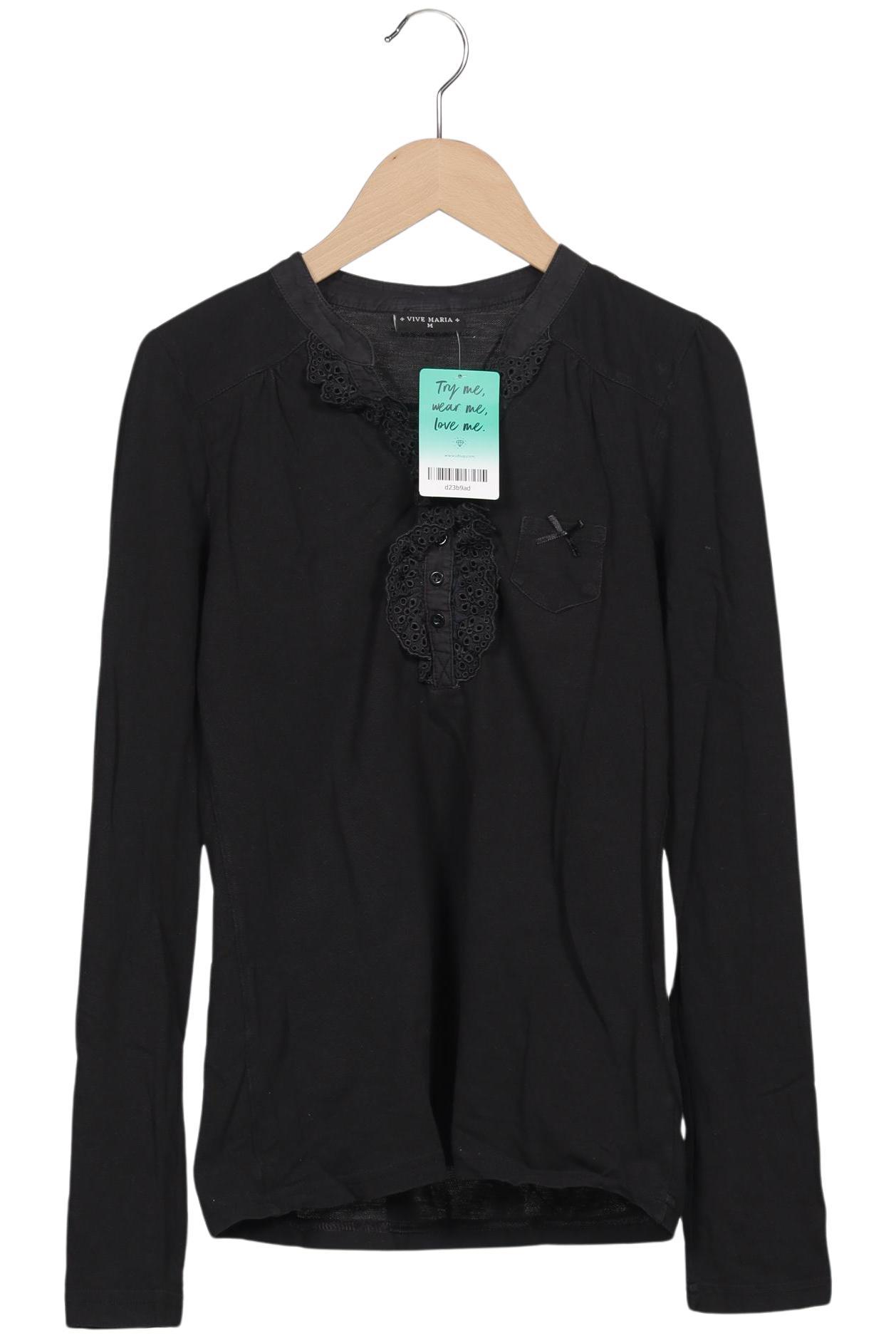 

Vive Maria Damen Langarmshirt, schwarz, Gr. 38