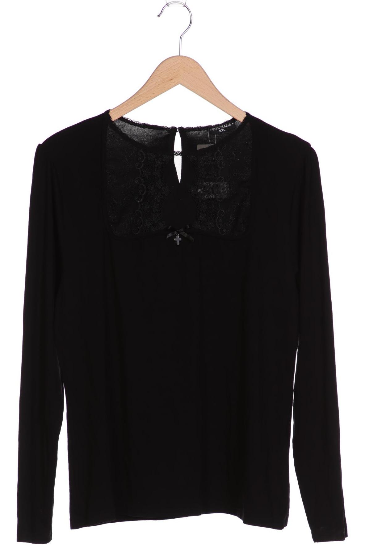 

Vive Maria Damen Langarmshirt, schwarz, Gr. 46