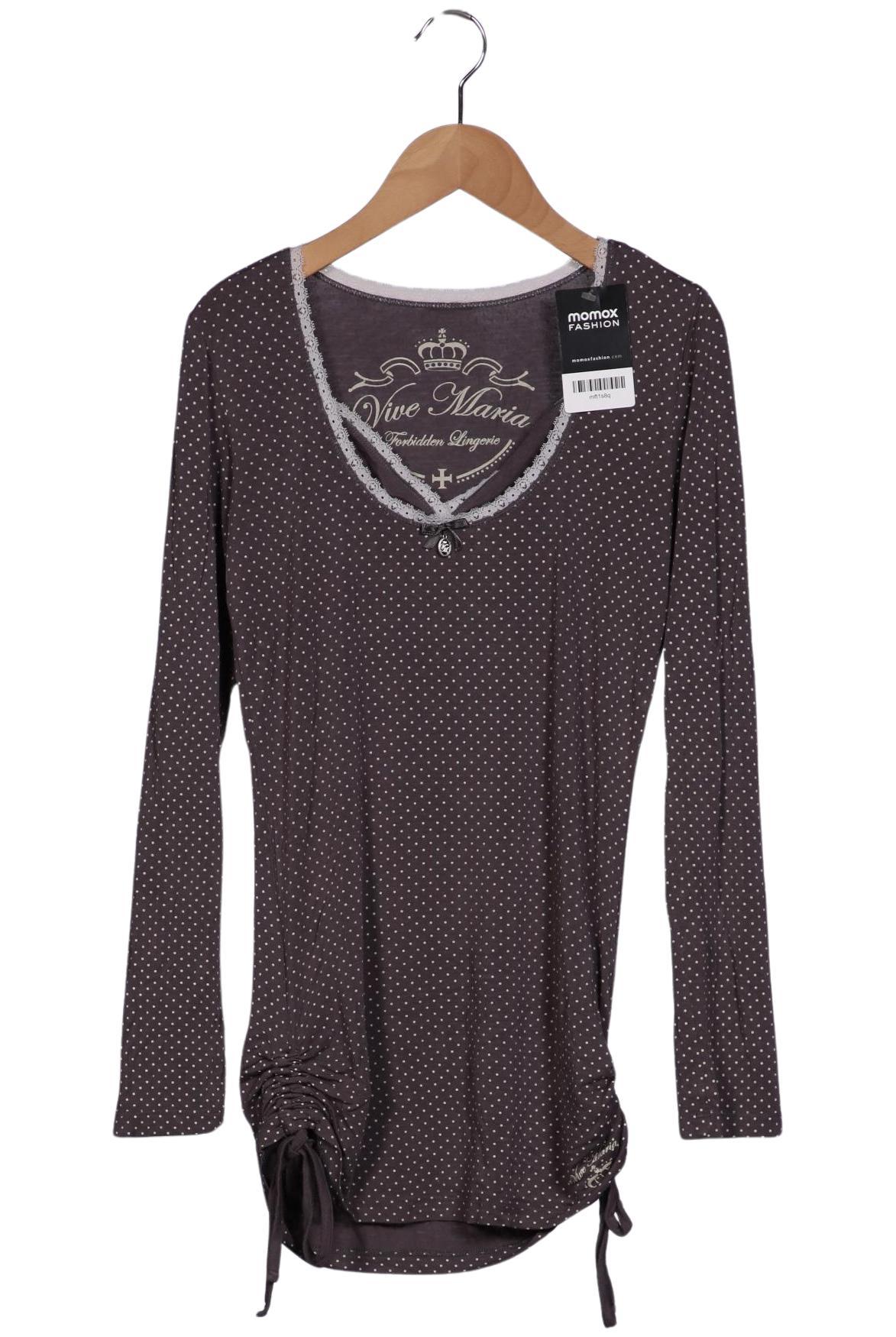 

Vive Maria Damen Langarmshirt, grau, Gr. 38