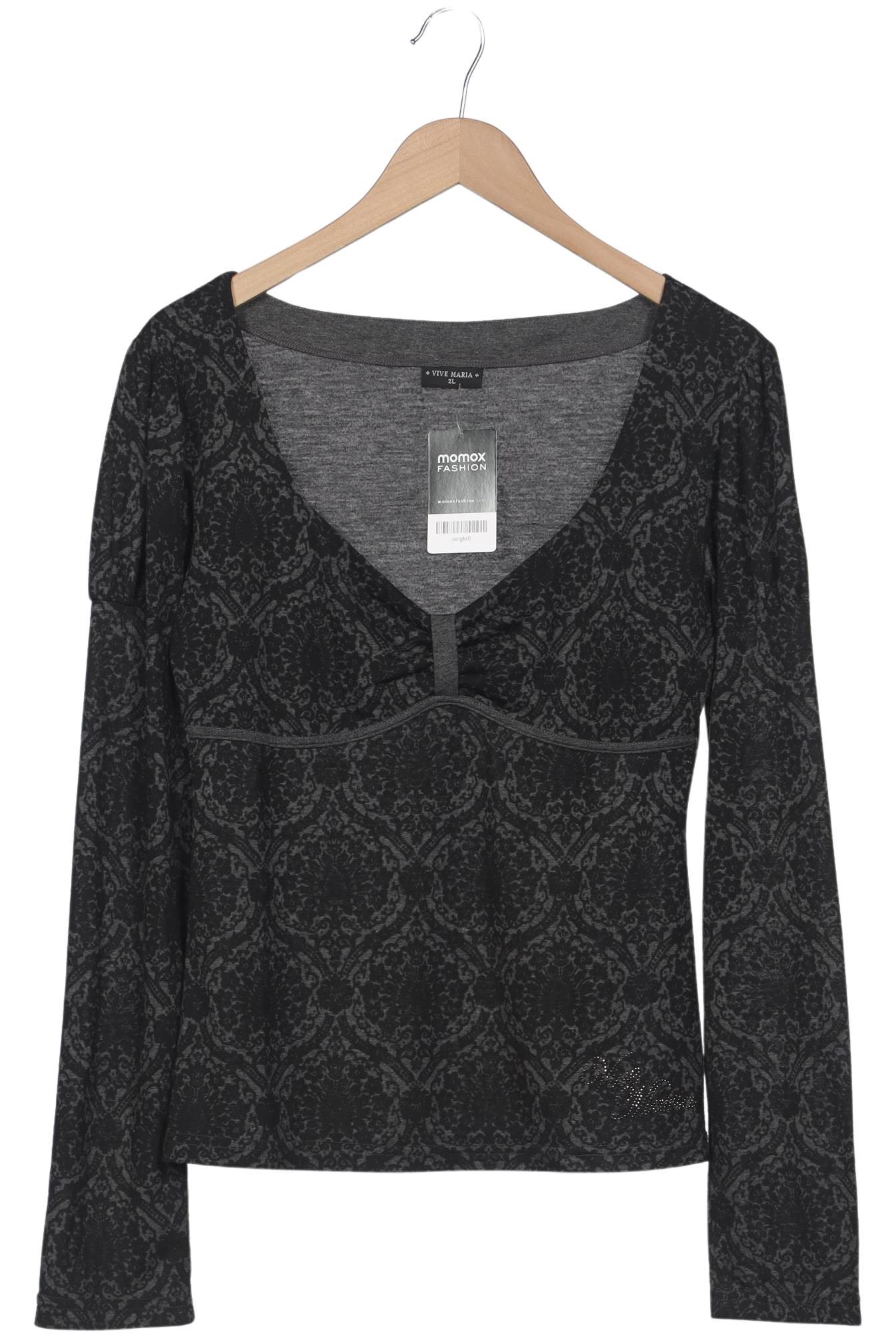 

Vive Maria Damen Langarmshirt, grau, Gr. 38