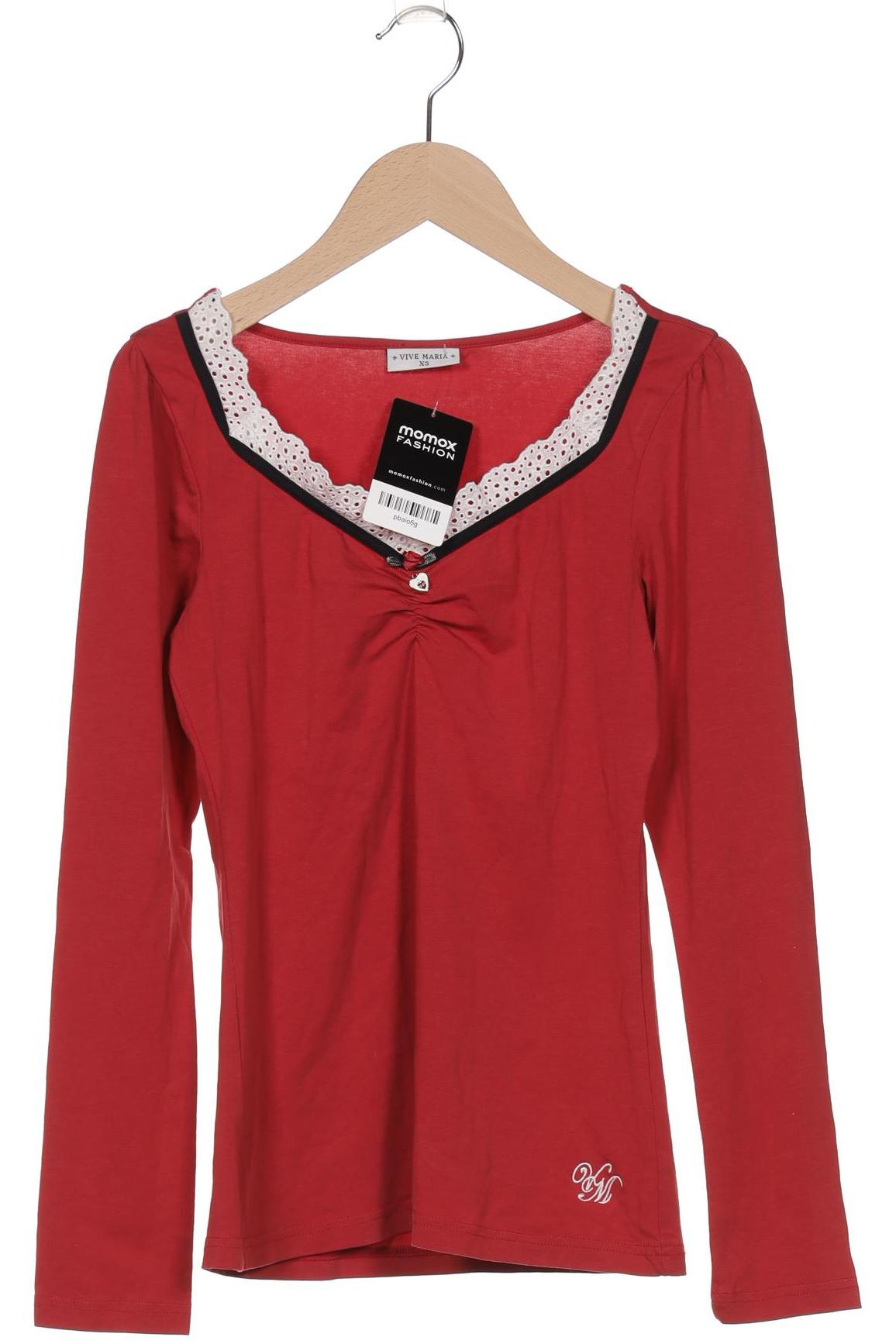 

Vive Maria Damen Langarmshirt, rot, Gr. 34