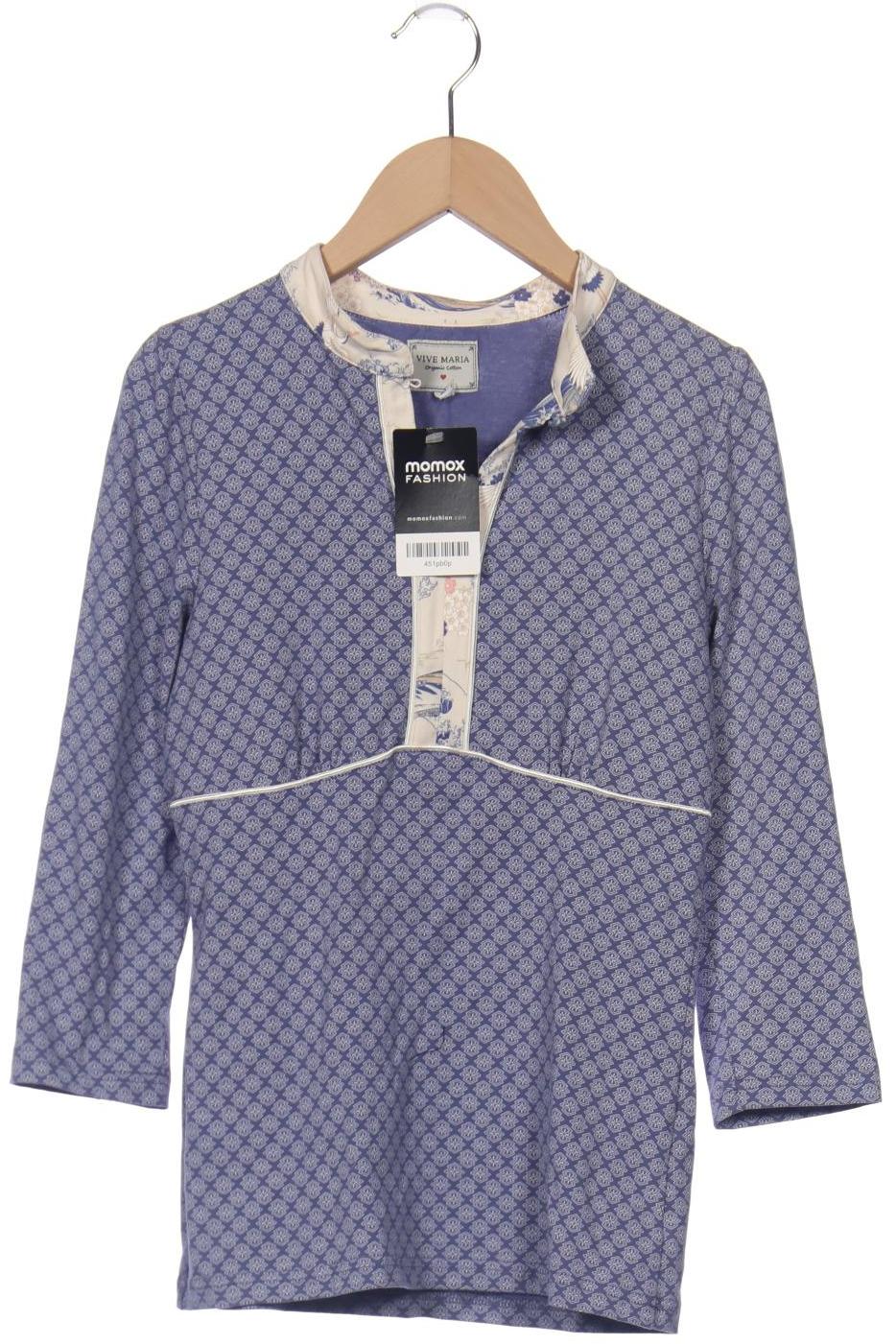

Vive Maria Damen Langarmshirt, blau, Gr. 36