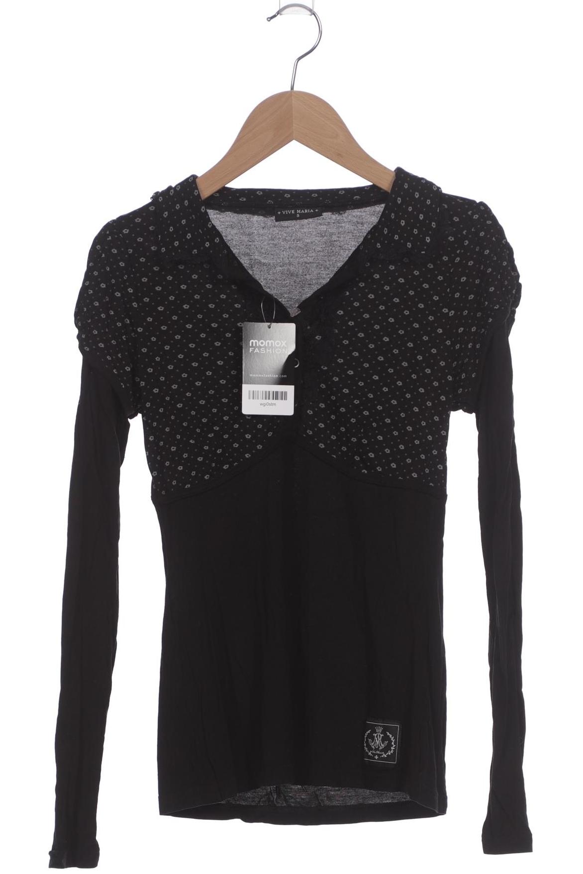 

Vive Maria Damen Langarmshirt, schwarz, Gr. 36