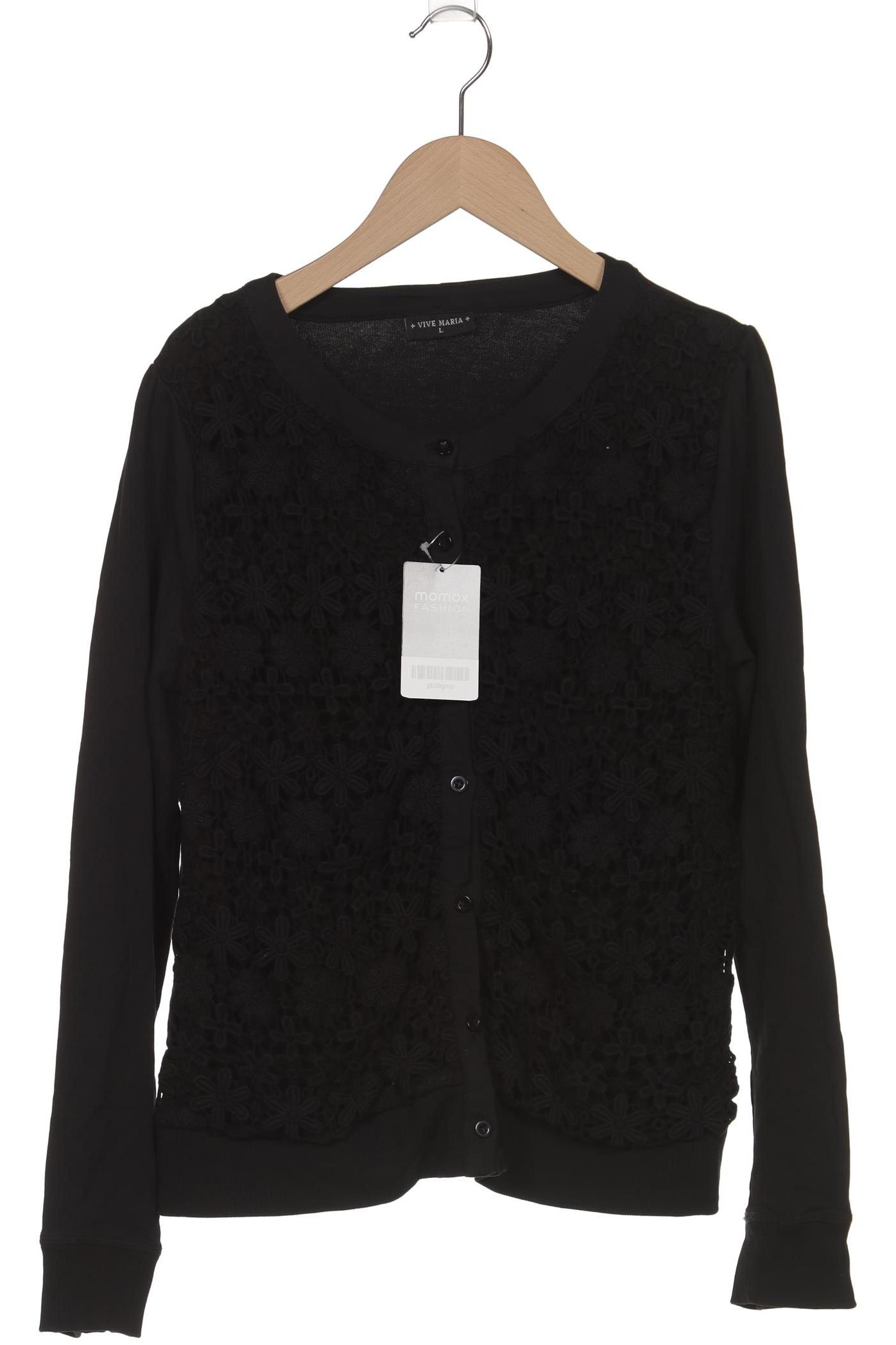 

Vive Maria Damen Strickjacke, schwarz, Gr. 42