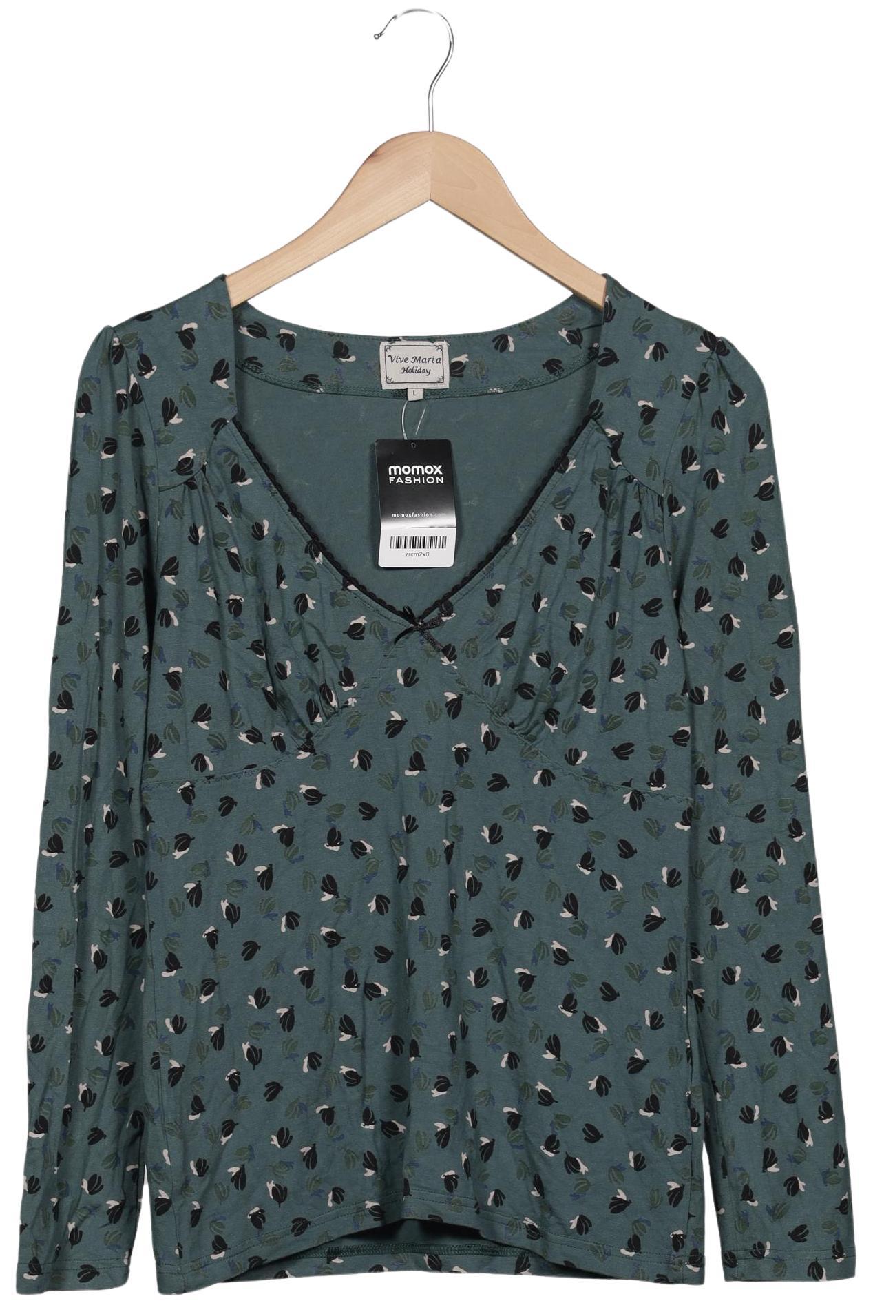 Thumbnail - Vive Maria Damen Langarmshirt, türkis, Gr. 42