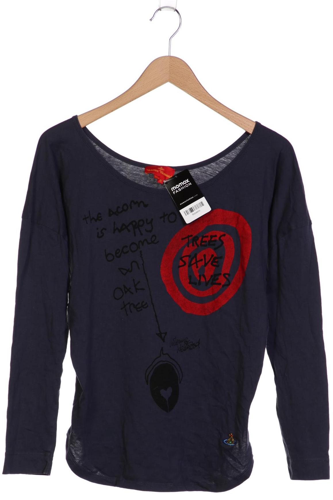 

Vivienne Westwood Damen Langarmshirt, marineblau, Gr. 38