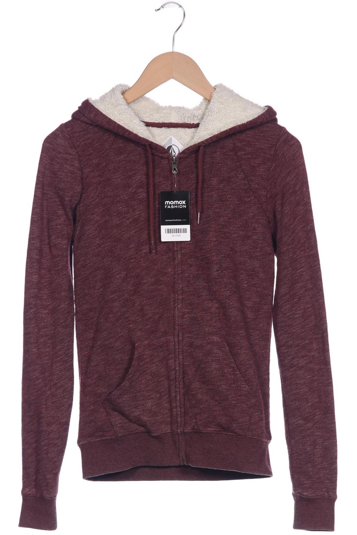 

Volcom Damen Kapuzenpullover, bordeaux, Gr. 34