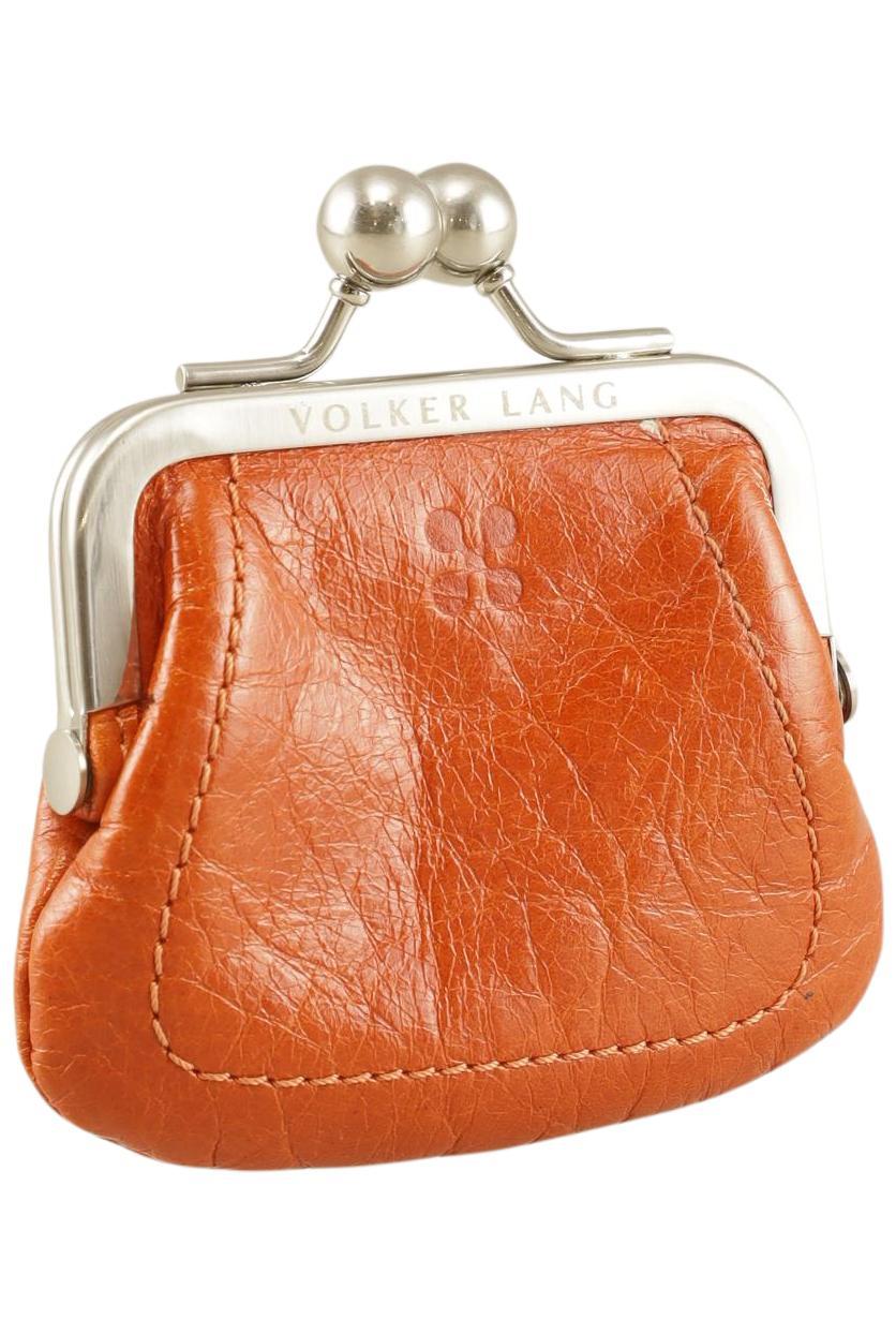 

Volker Lang Damen Portemonnaie, orange, Gr.