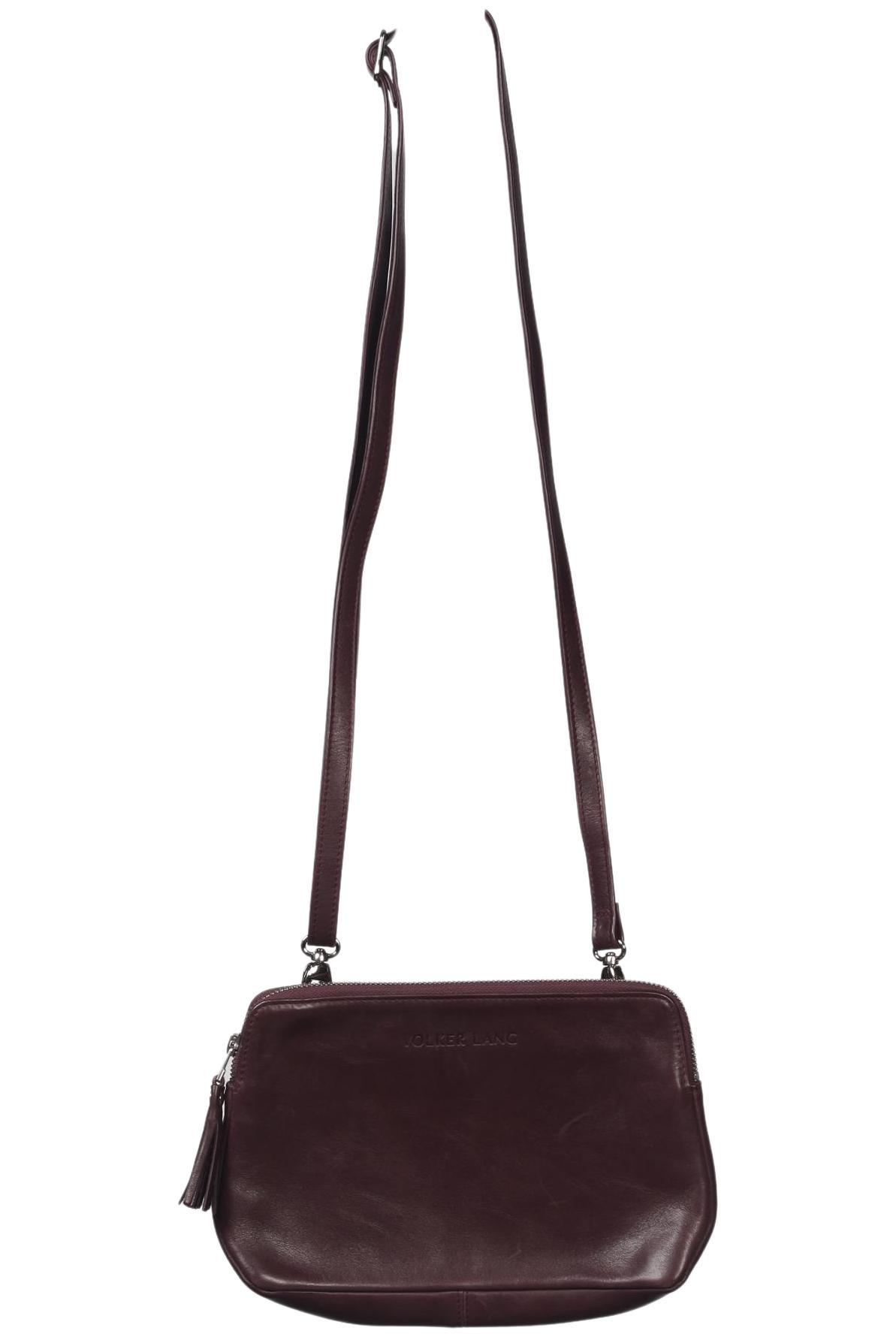 

Volker Lang Damen Handtasche, bordeaux, Gr.