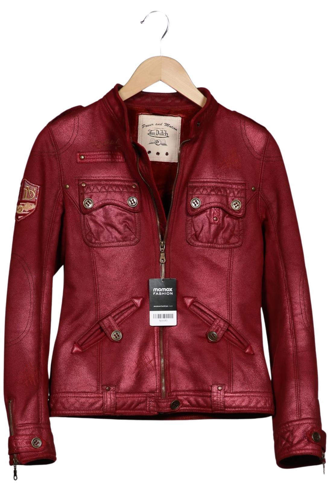 

Von Dutch Damen Jacke, rot, Gr. 36