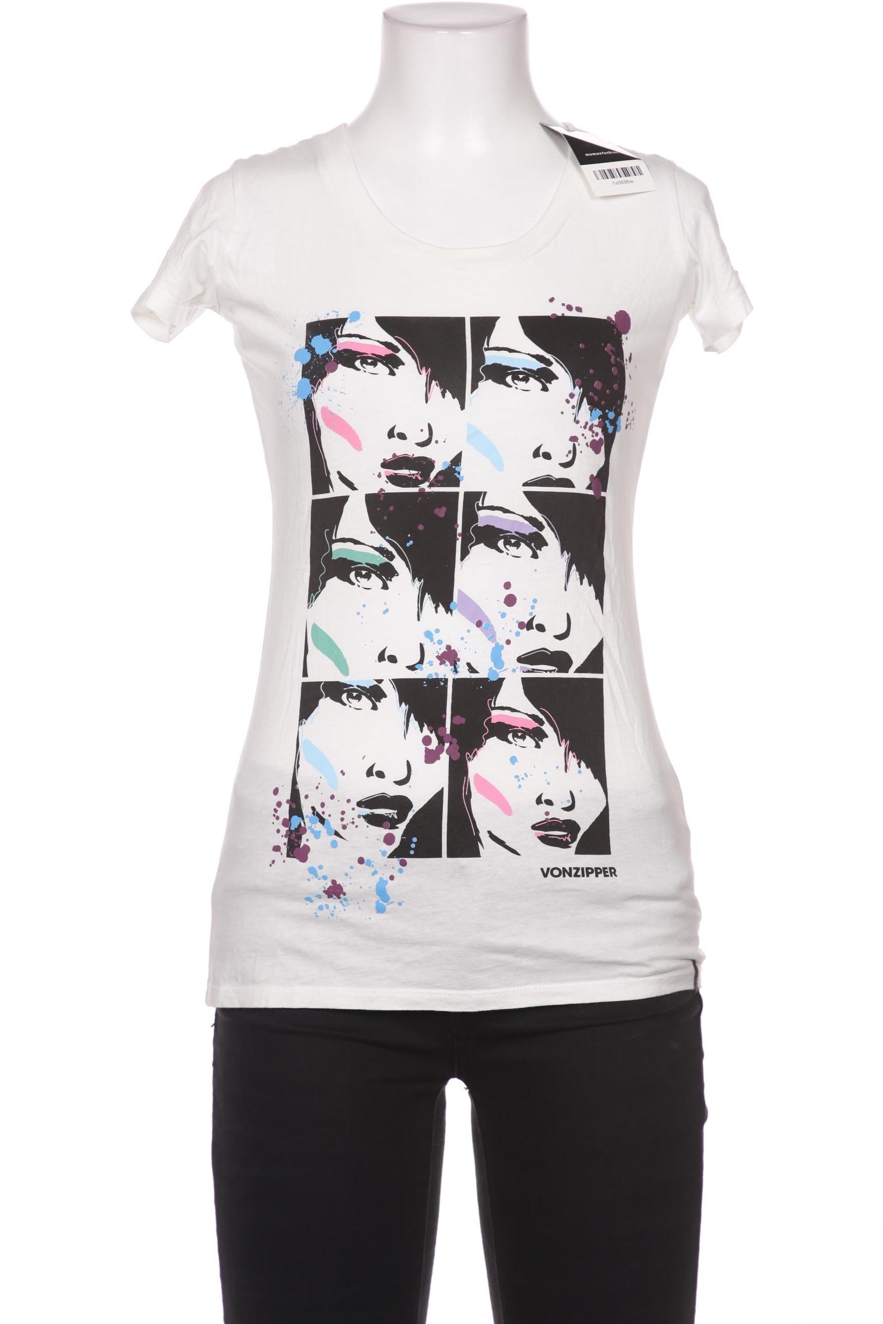 

VonZipper Damen T-Shirt, weiß, Gr. 36