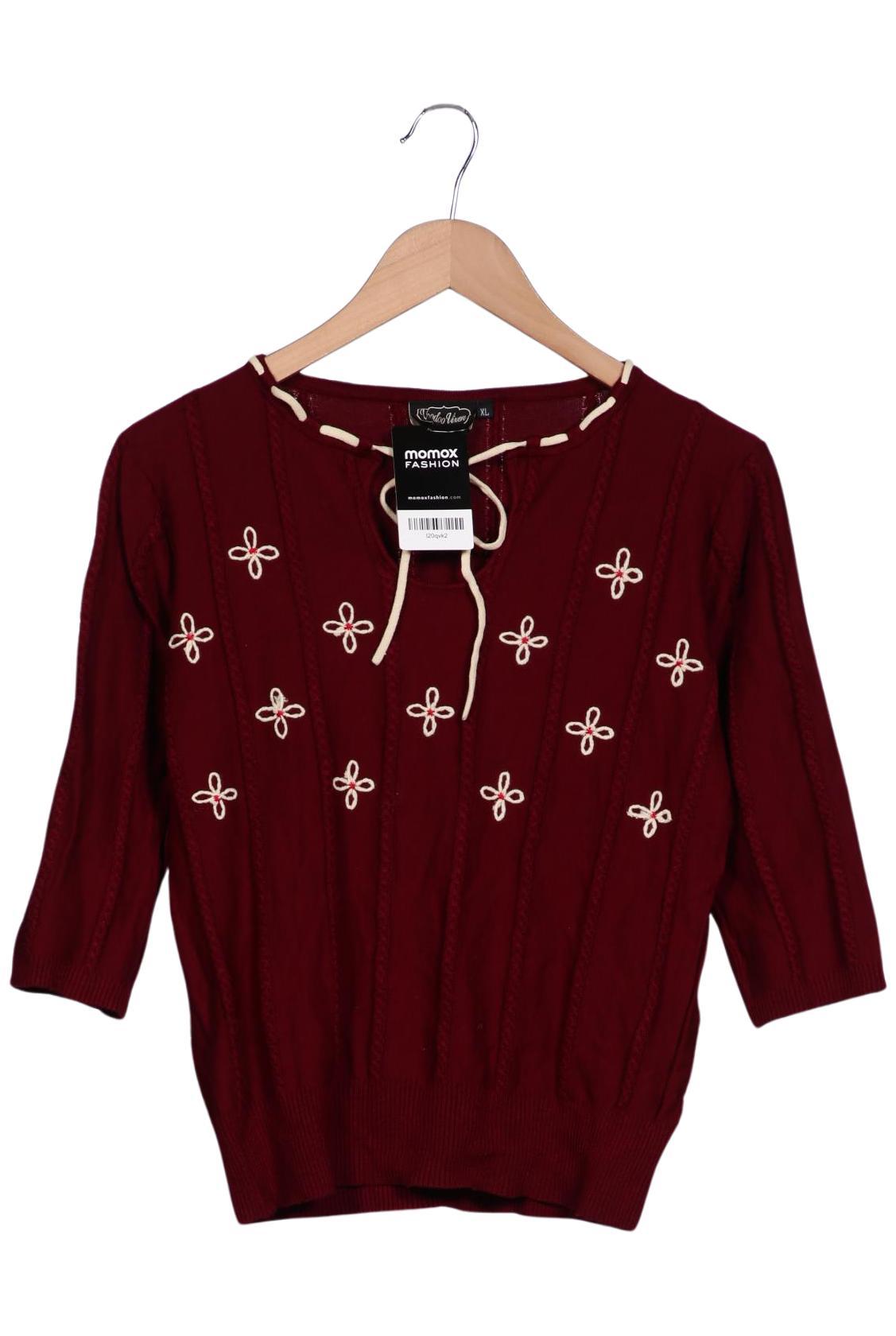 

Voodoo Vixen Damen Pullover, bordeaux, Gr. 44