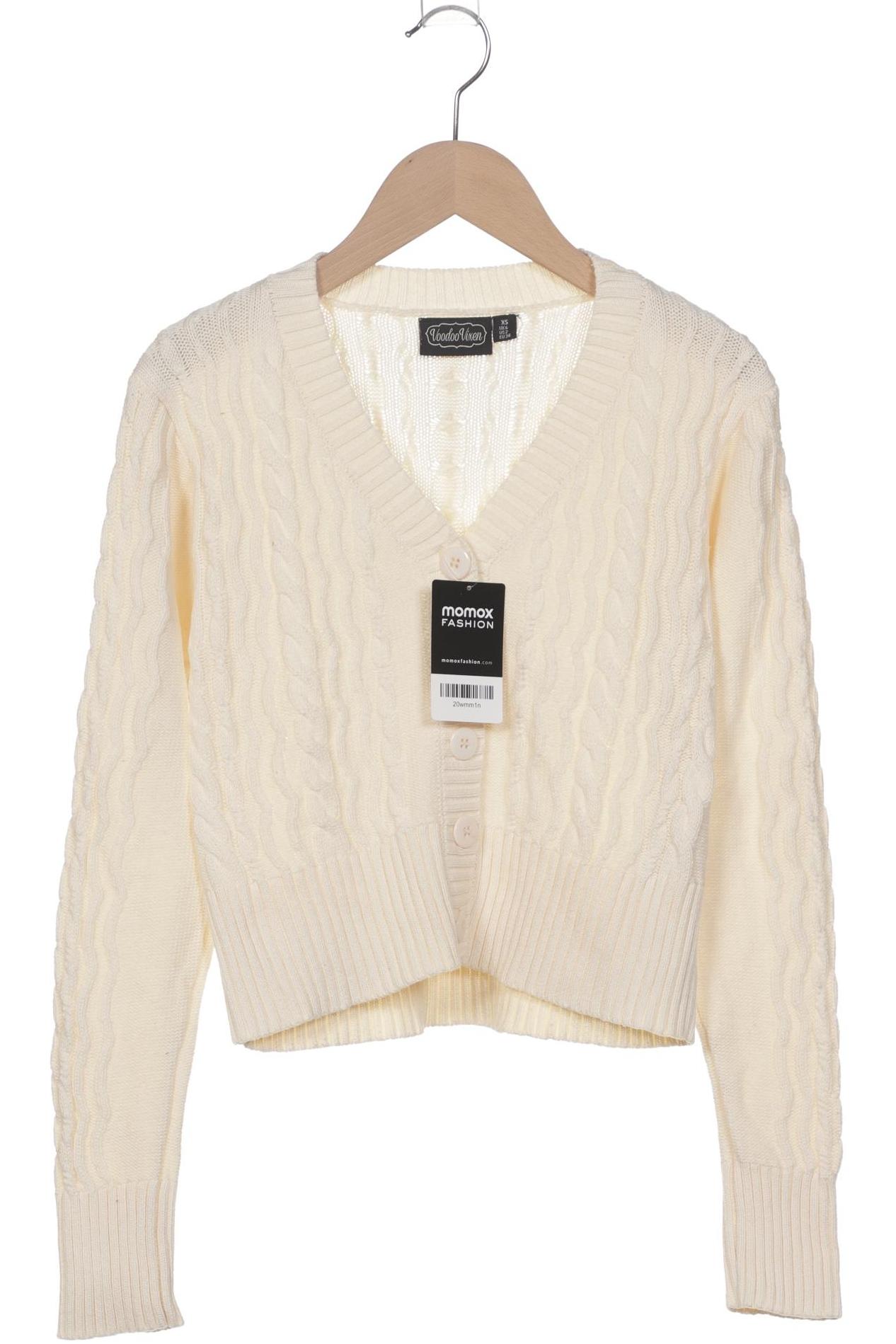 

Voodoo Vixen Damen Strickjacke, cremeweiß, Gr. 34