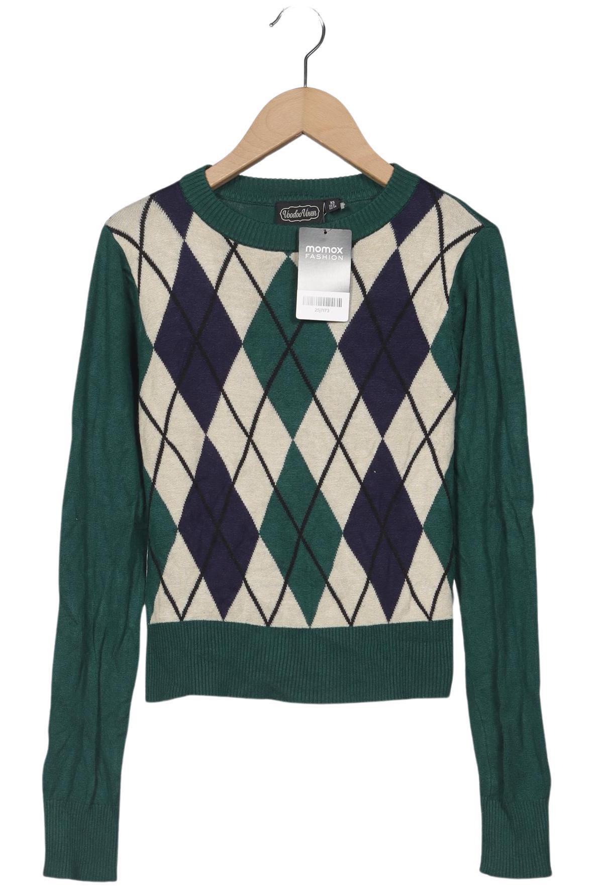 

Voodoo Vixen Damen Pullover, grün, Gr. 34