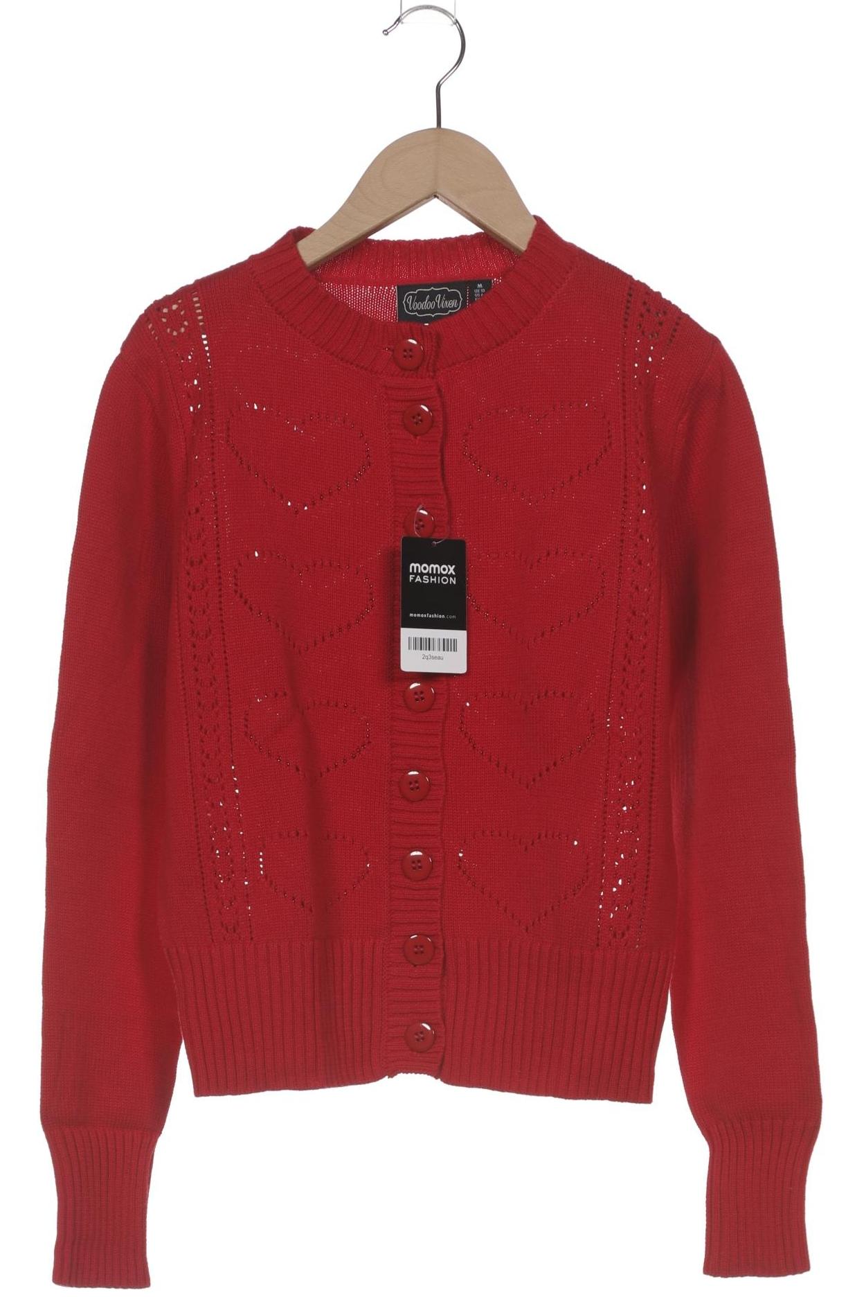 

Voodoo Vixen Damen Strickjacke, rot, Gr. 38