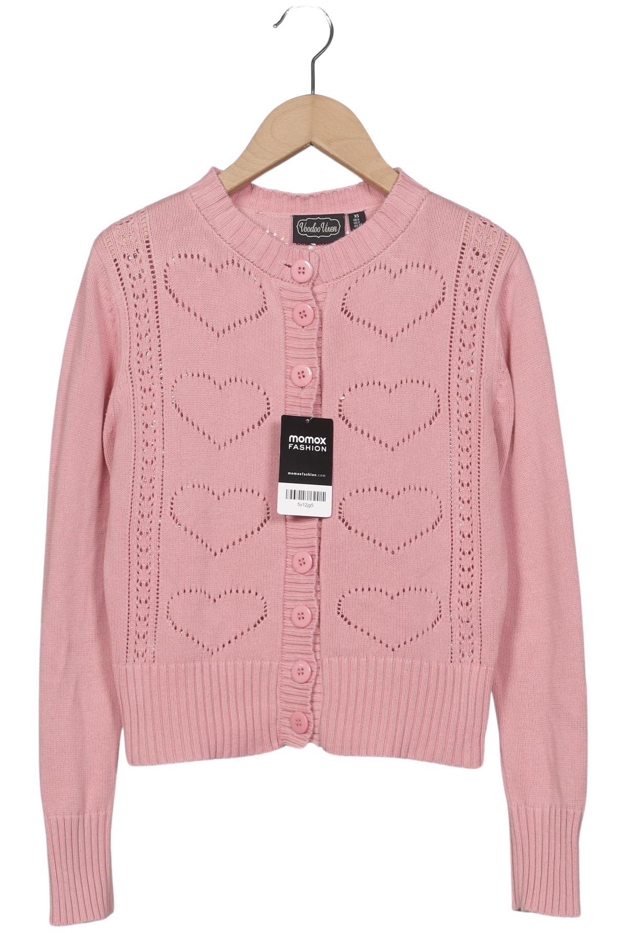 

Voodoo Vixen Damen Strickjacke, pink, Gr. 34