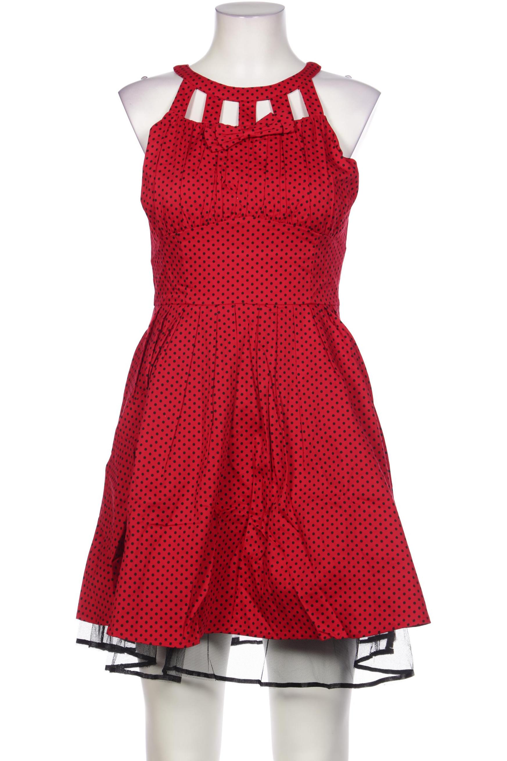 

Voodoo Vixen Damen Kleid, rot, Gr. 42