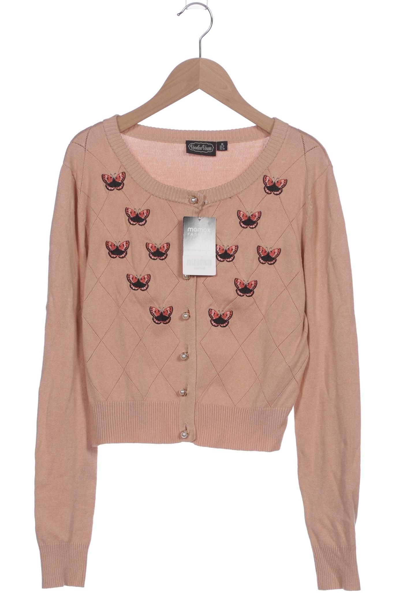 

Voodoo Vixen Damen Strickjacke, beige, Gr. 38
