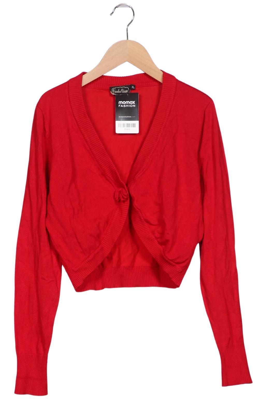 

Voodoo Vixen Damen Strickjacke, rot, Gr. 44