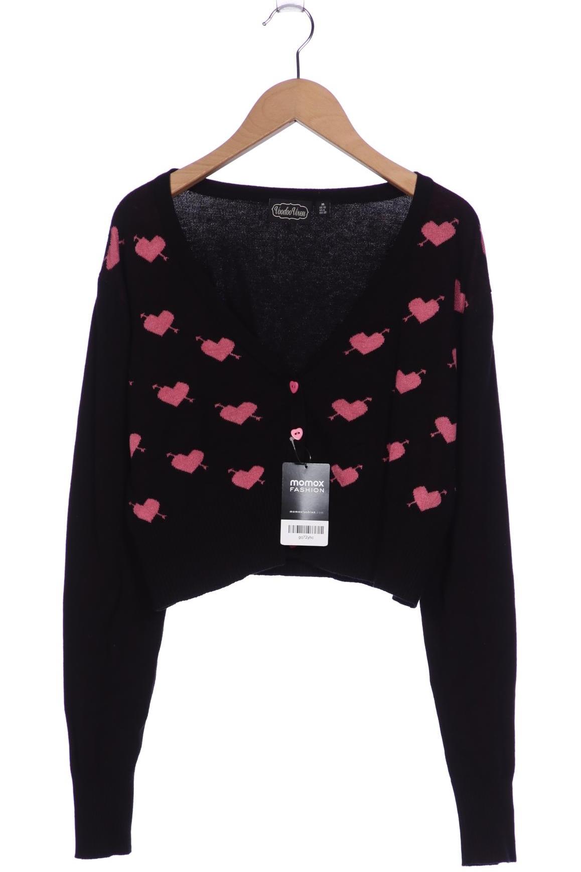 

Voodoo Vixen Damen Strickjacke, schwarz, Gr. 38