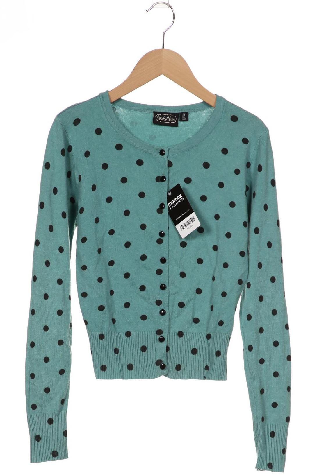 

Voodoo Vixen Damen Strickjacke, türkis, Gr. 34