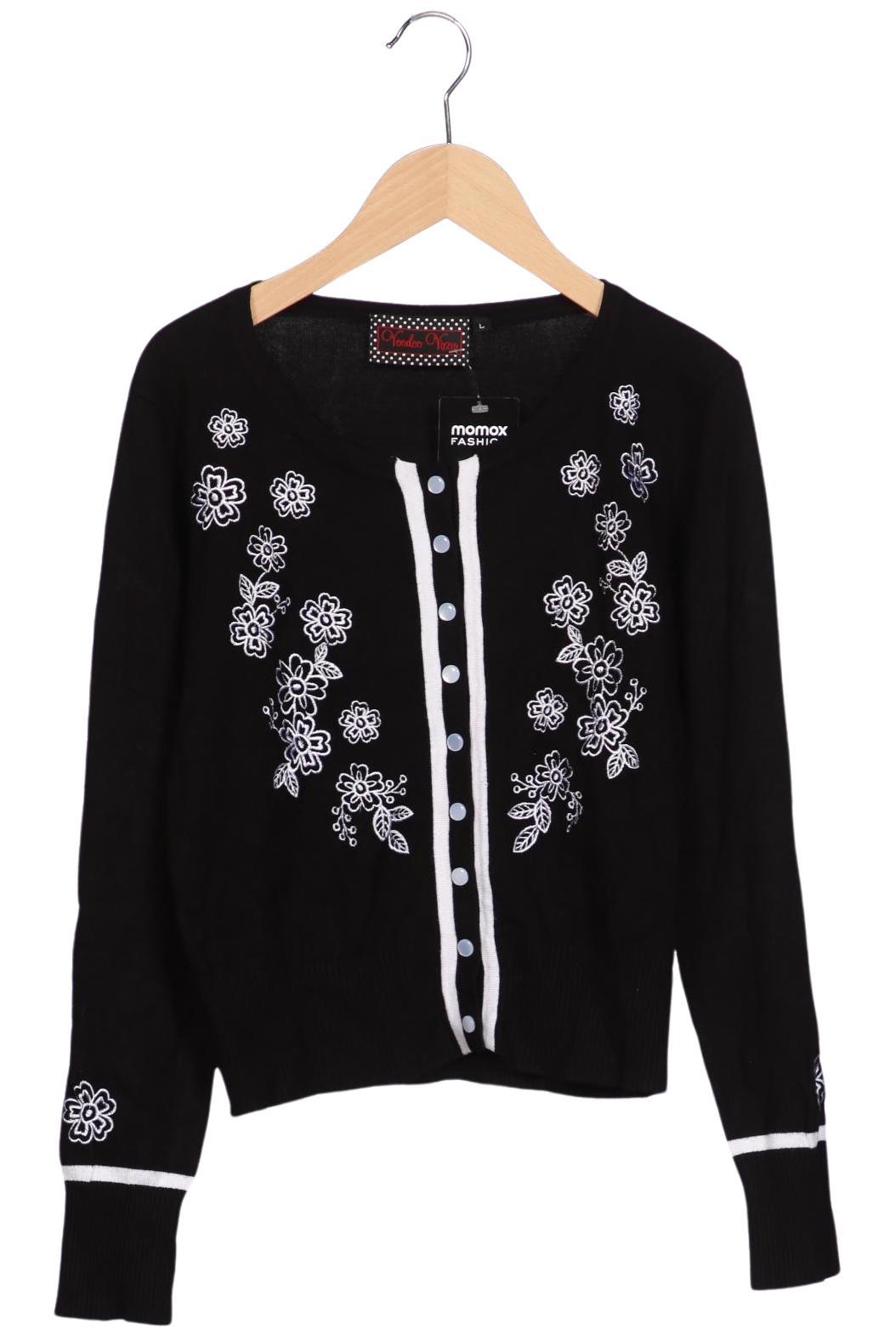 

Voodoo Vixen Damen Strickjacke, schwarz, Gr. 42