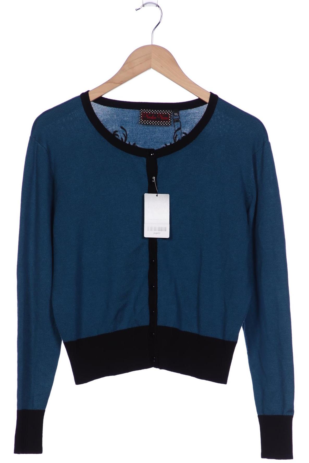 

Voodoo Vixen Damen Strickjacke, blau, Gr. 44