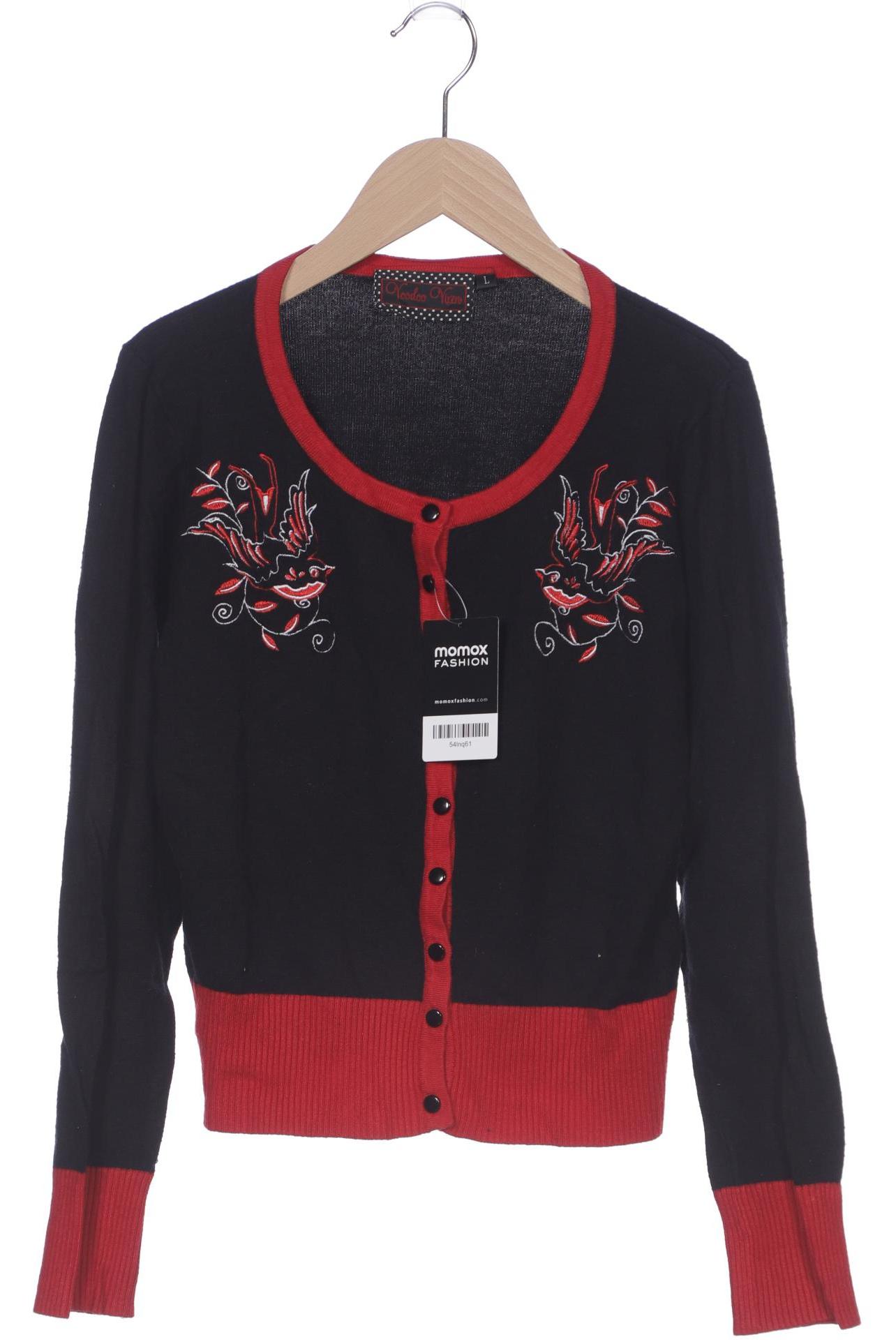 

Voodoo Vixen Damen Strickjacke, schwarz, Gr. 42