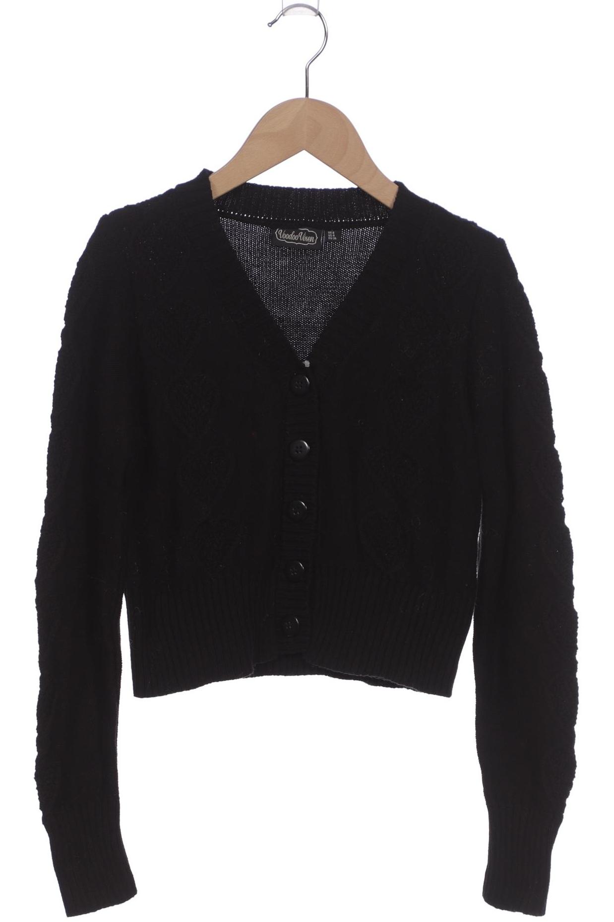 Thumbnail - Voodoo Vixen Damen Strickjacke, schwarz, Gr. 36