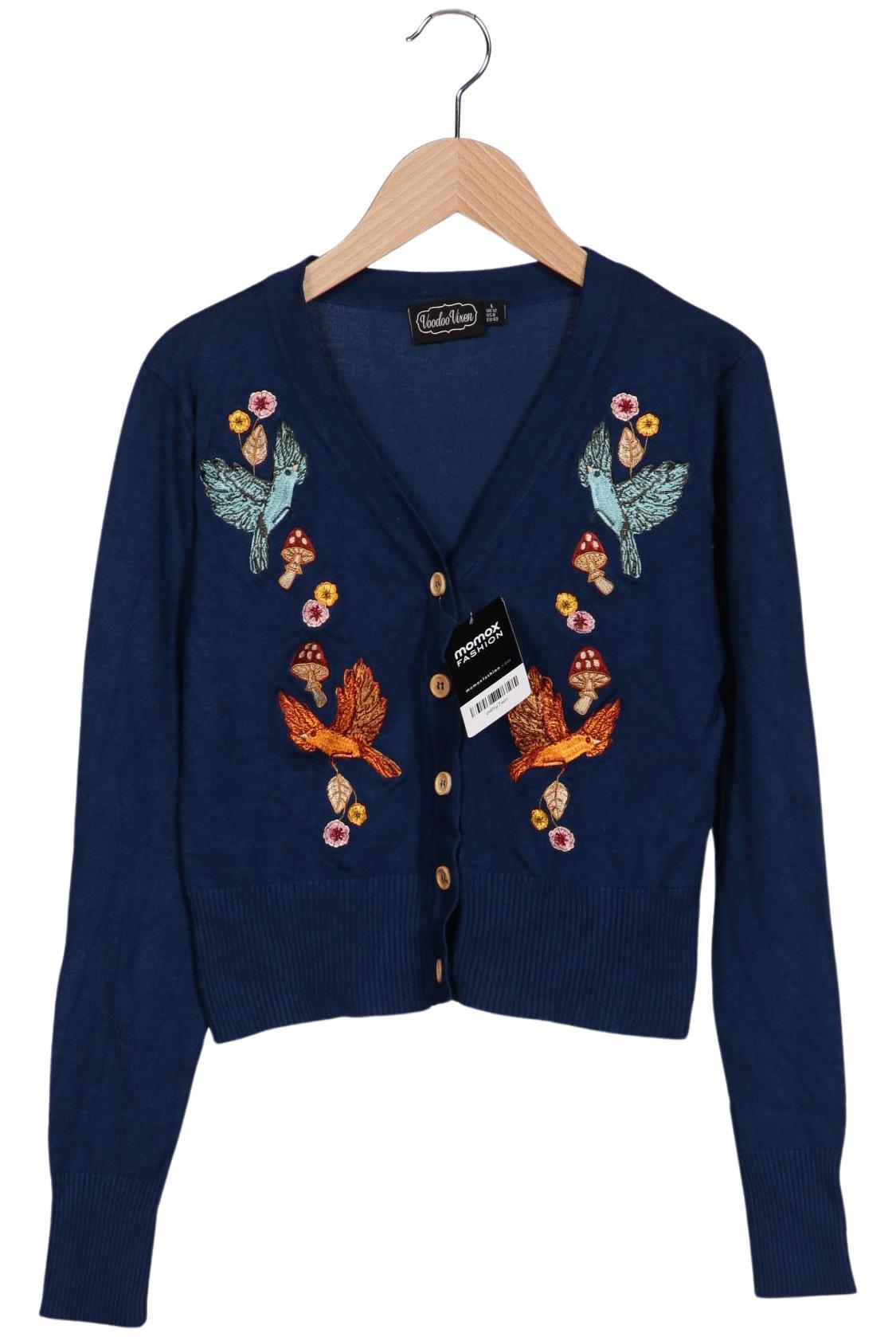 

Voodoo Vixen Damen Strickjacke, marineblau, Gr. 40