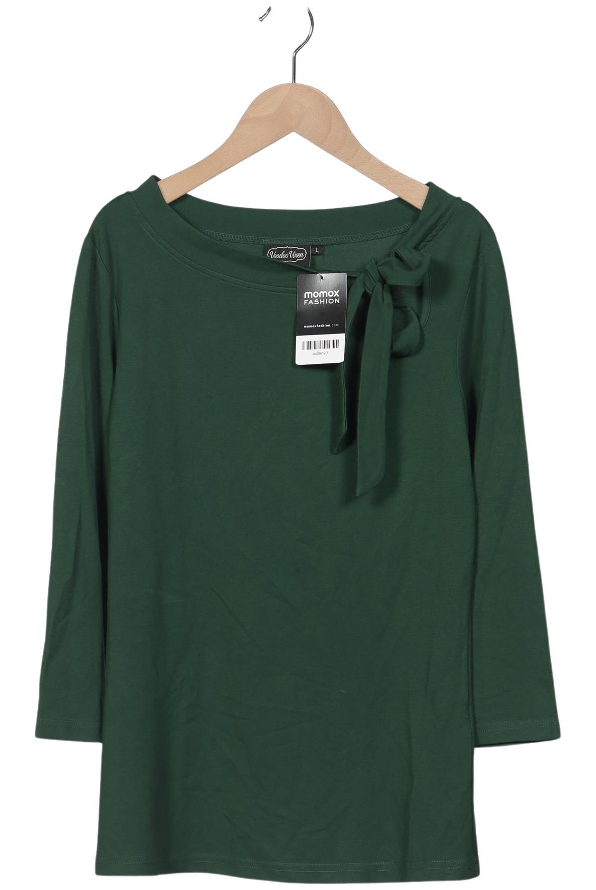 

Voodoo Vixen Damen Langarmshirt, grün, Gr. 42