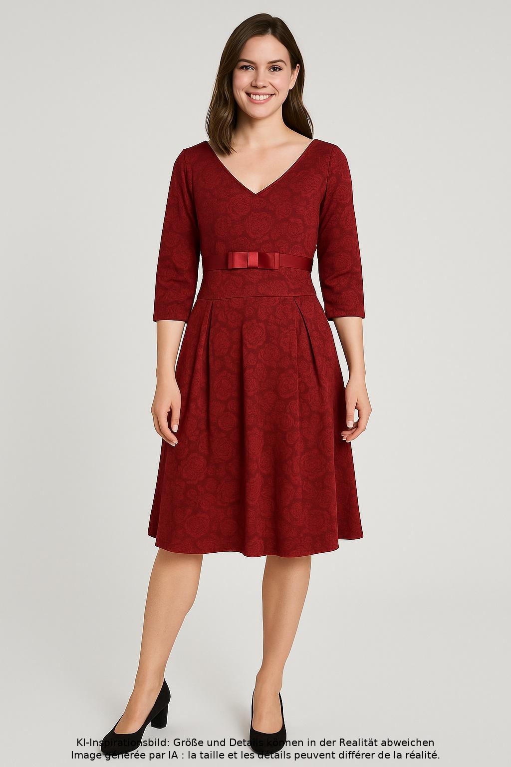 

Voodoo Vixen Damen Kleid, rot, Gr. 36