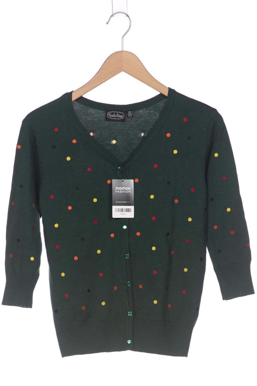 

Voodoo Vixen Damen Strickjacke, grün, Gr. 44