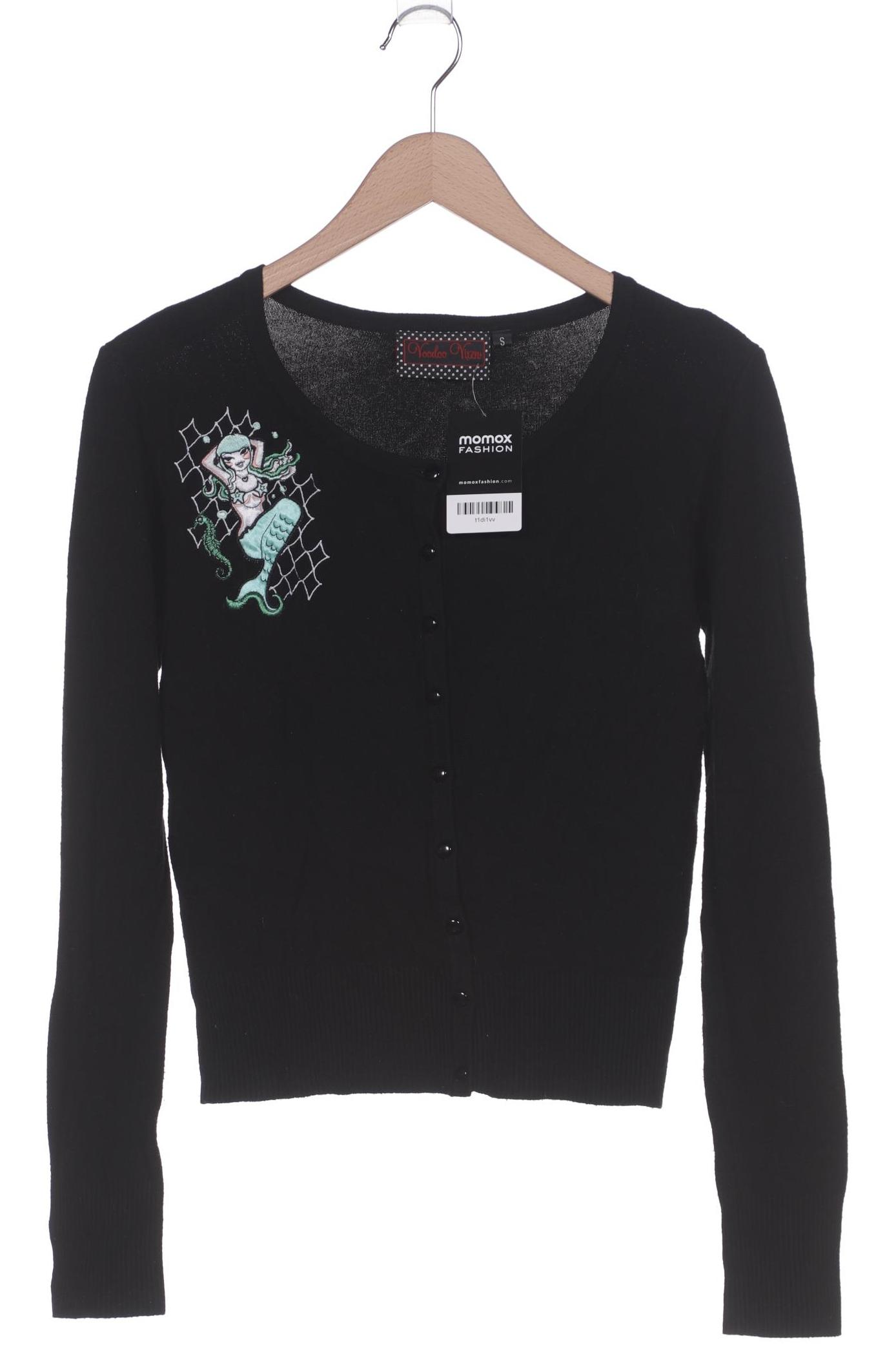 

Voodoo Vixen Damen Strickjacke, schwarz, Gr. 36