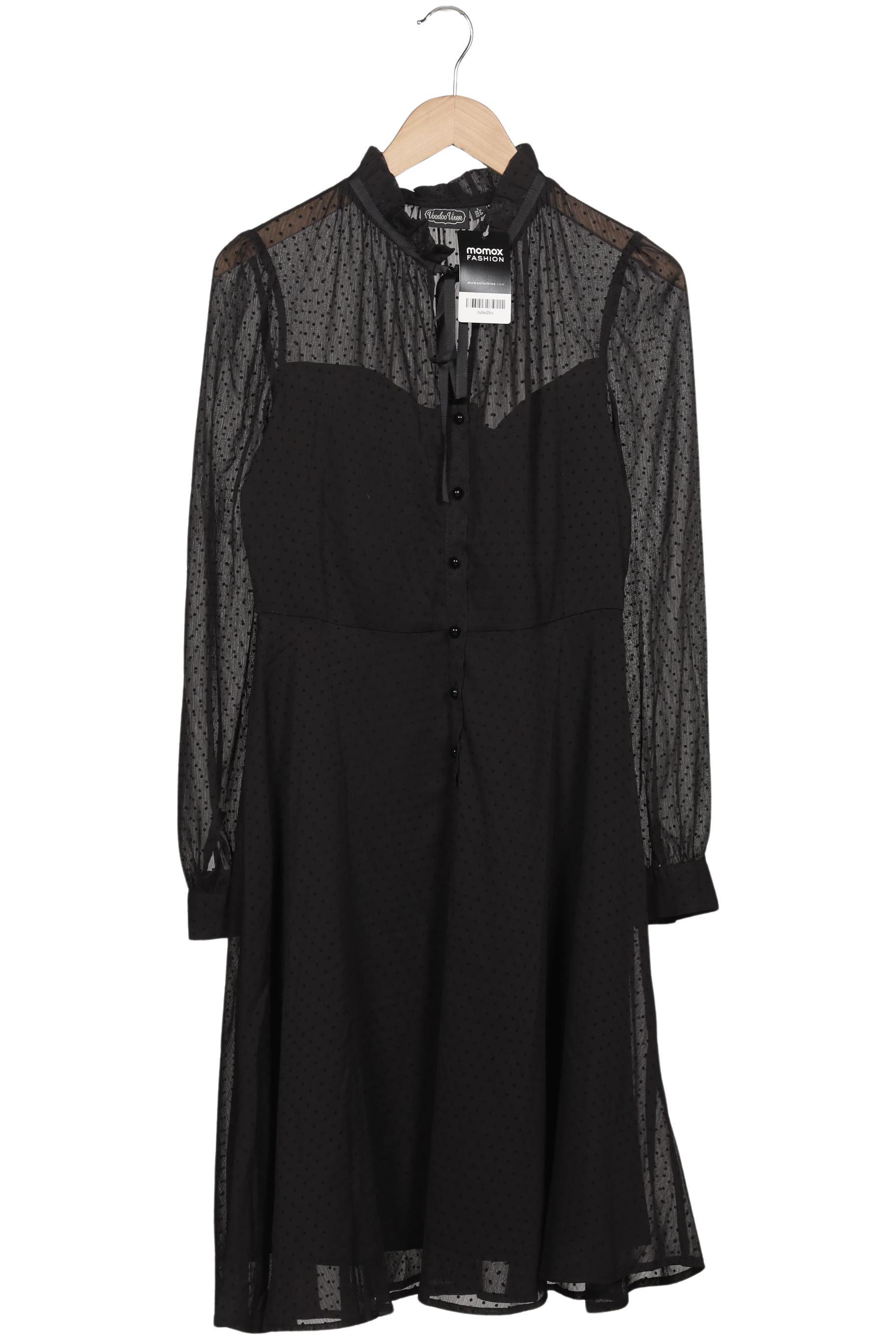 

Voodoo Vixen Damen Kleid, schwarz, Gr. 12