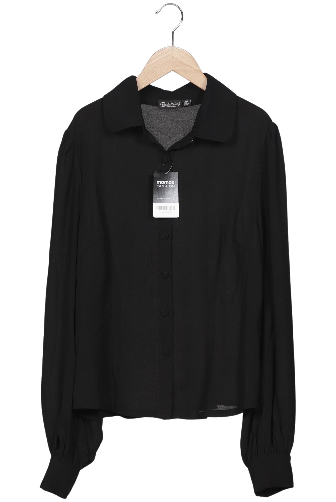 

Voodoo Vixen Damen Bluse, schwarz, Gr. 44
