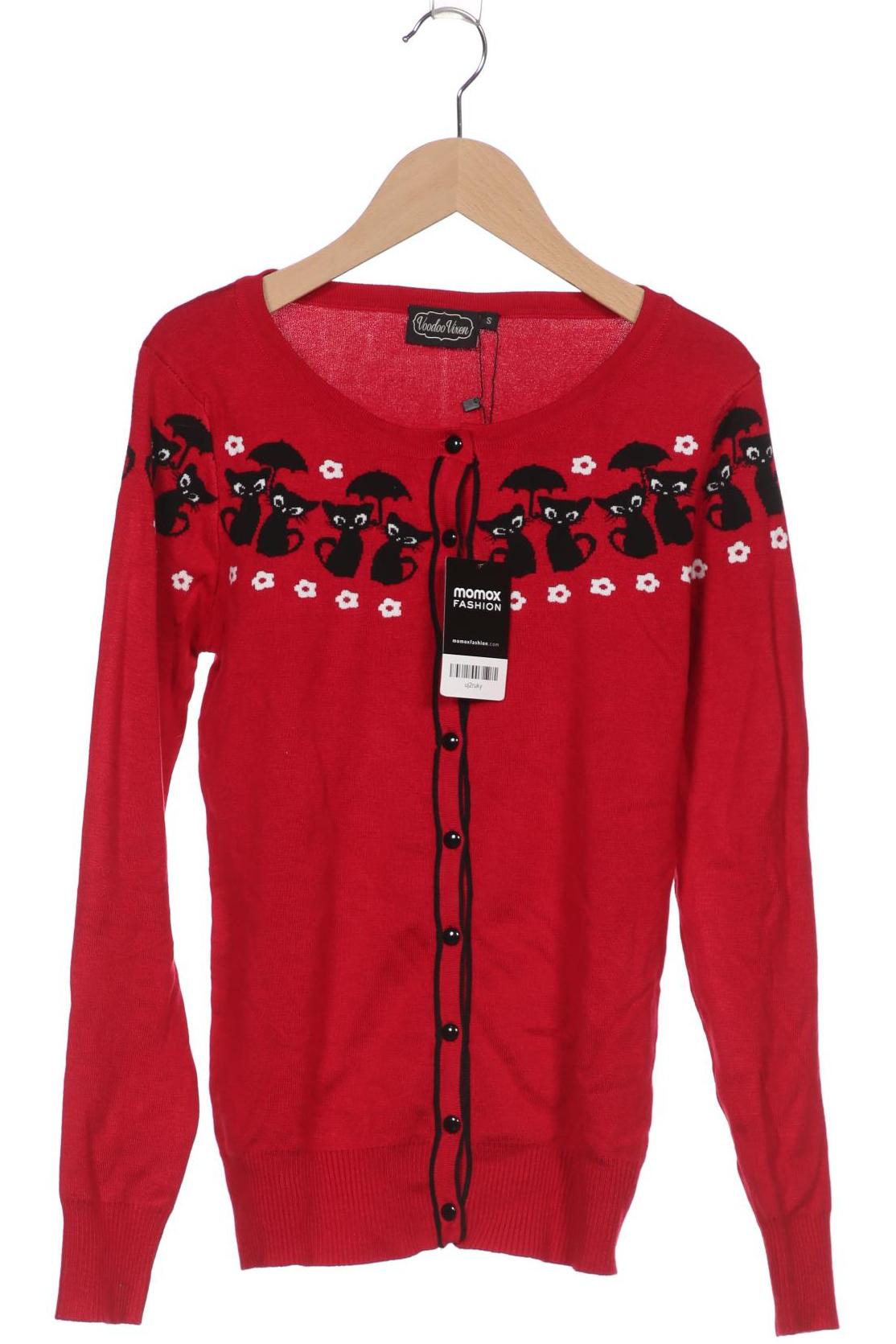 

Voodoo Vixen Damen Strickjacke, rot