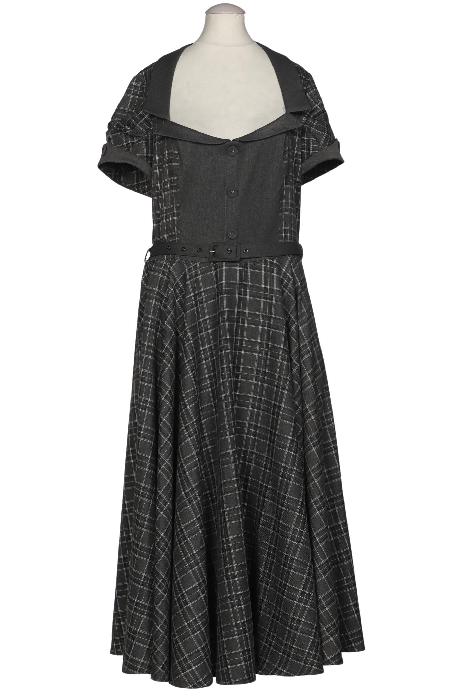 

Voodoo Vixen Damen Kleid, grau, Gr. 44