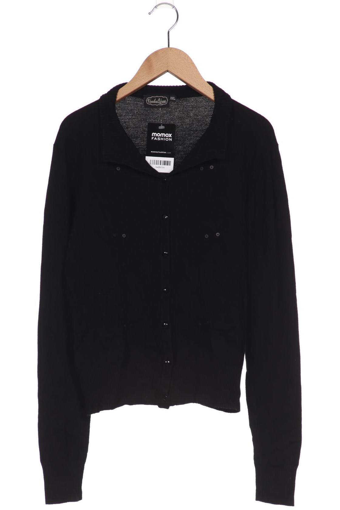 

Voodoo Vixen Damen Strickjacke, schwarz