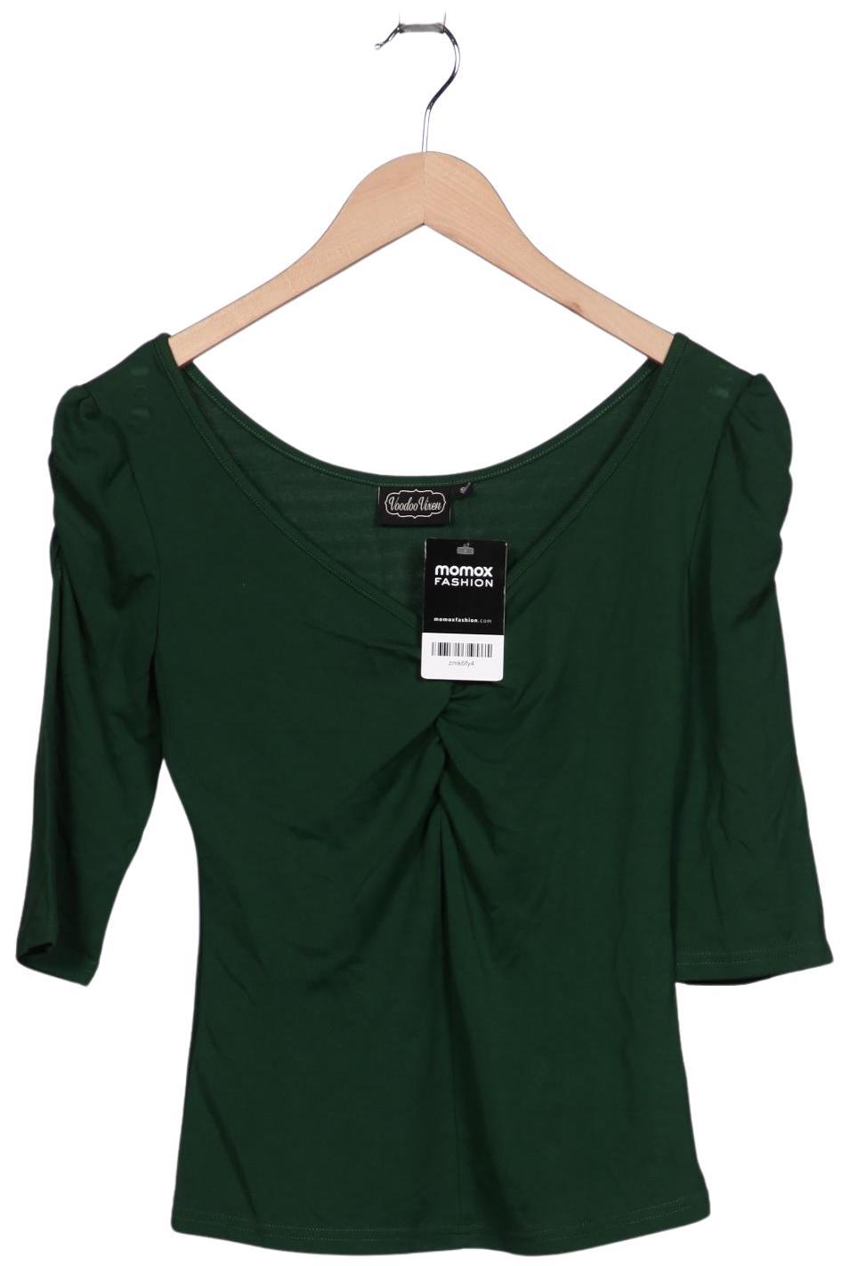 

Voodoo Vixen Damen Langarmshirt, grün, Gr. 36