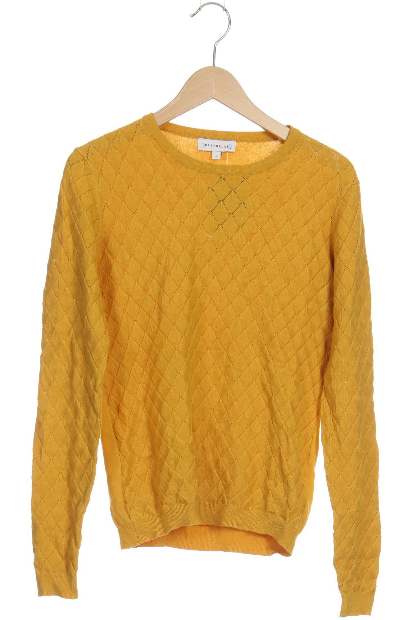 

Warehouse Damen Pullover, gelb, Gr.