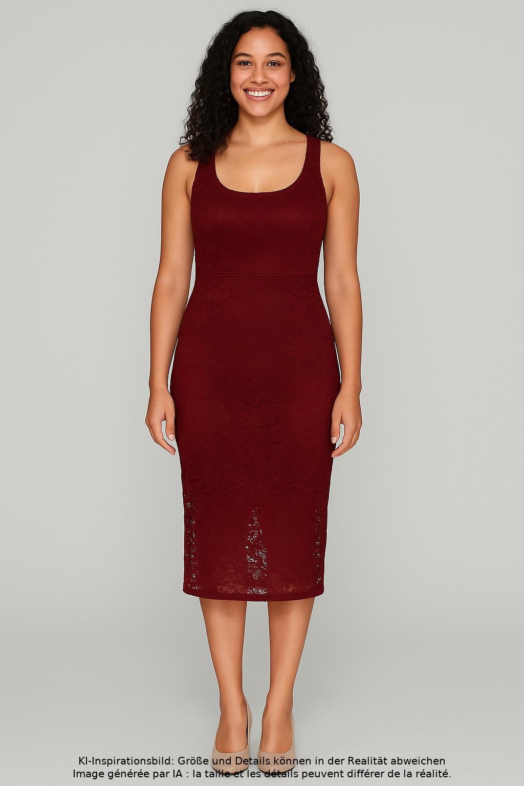 

Wal G. Damen Kleid, bordeaux, Gr. 10