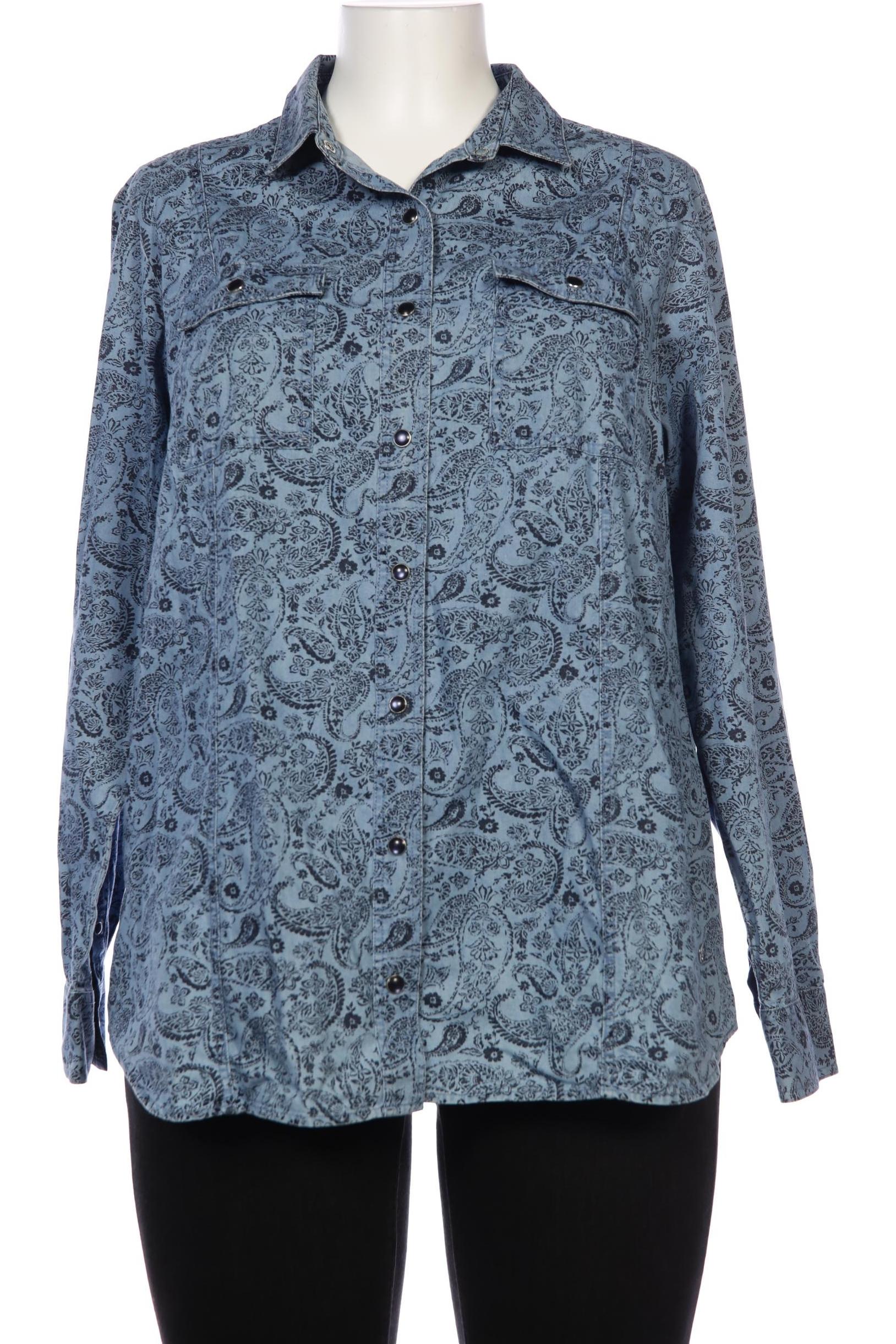 

Walbusch Damen Bluse, blau, Gr. 46