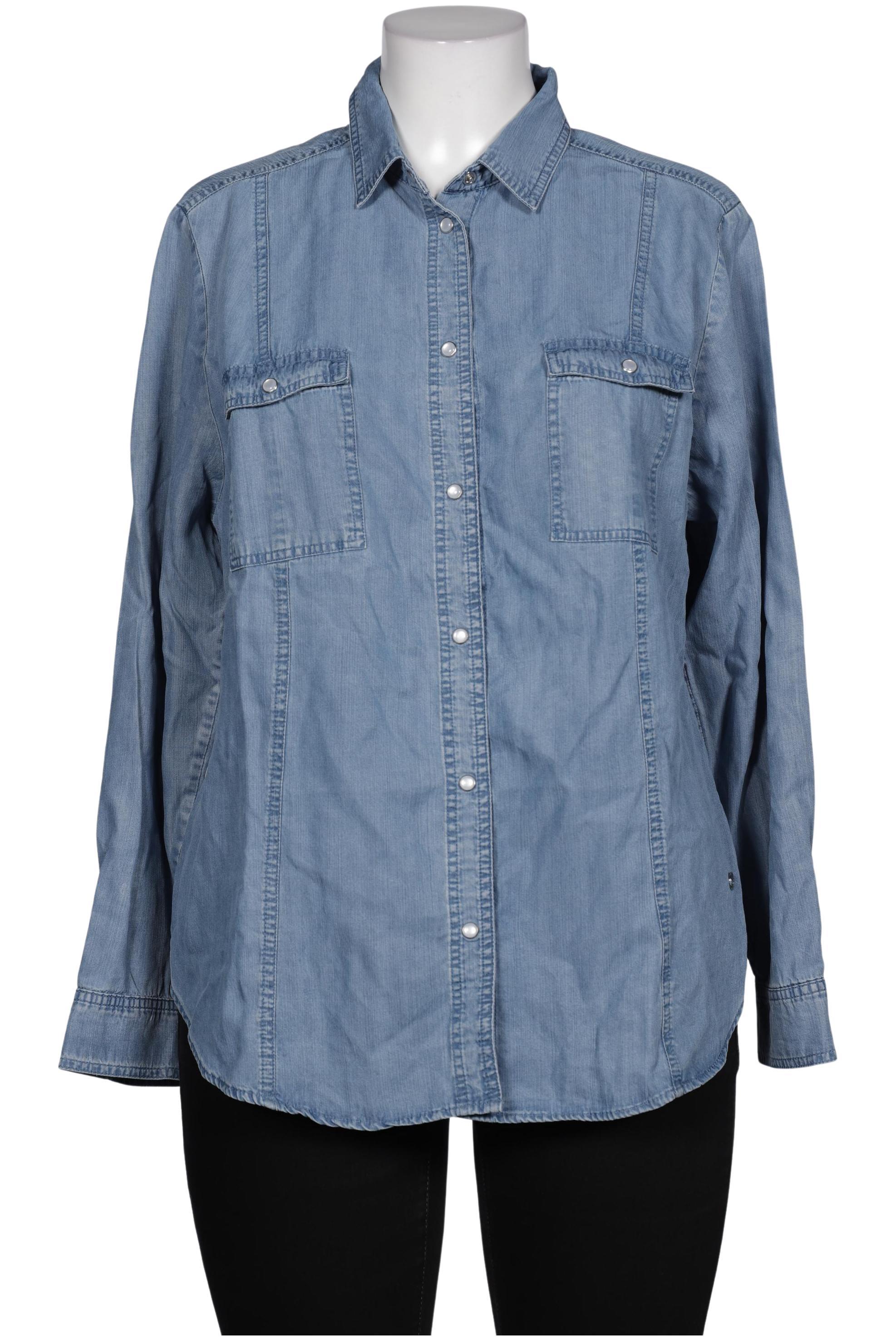 

Walbusch Damen Bluse, blau, Gr. 46