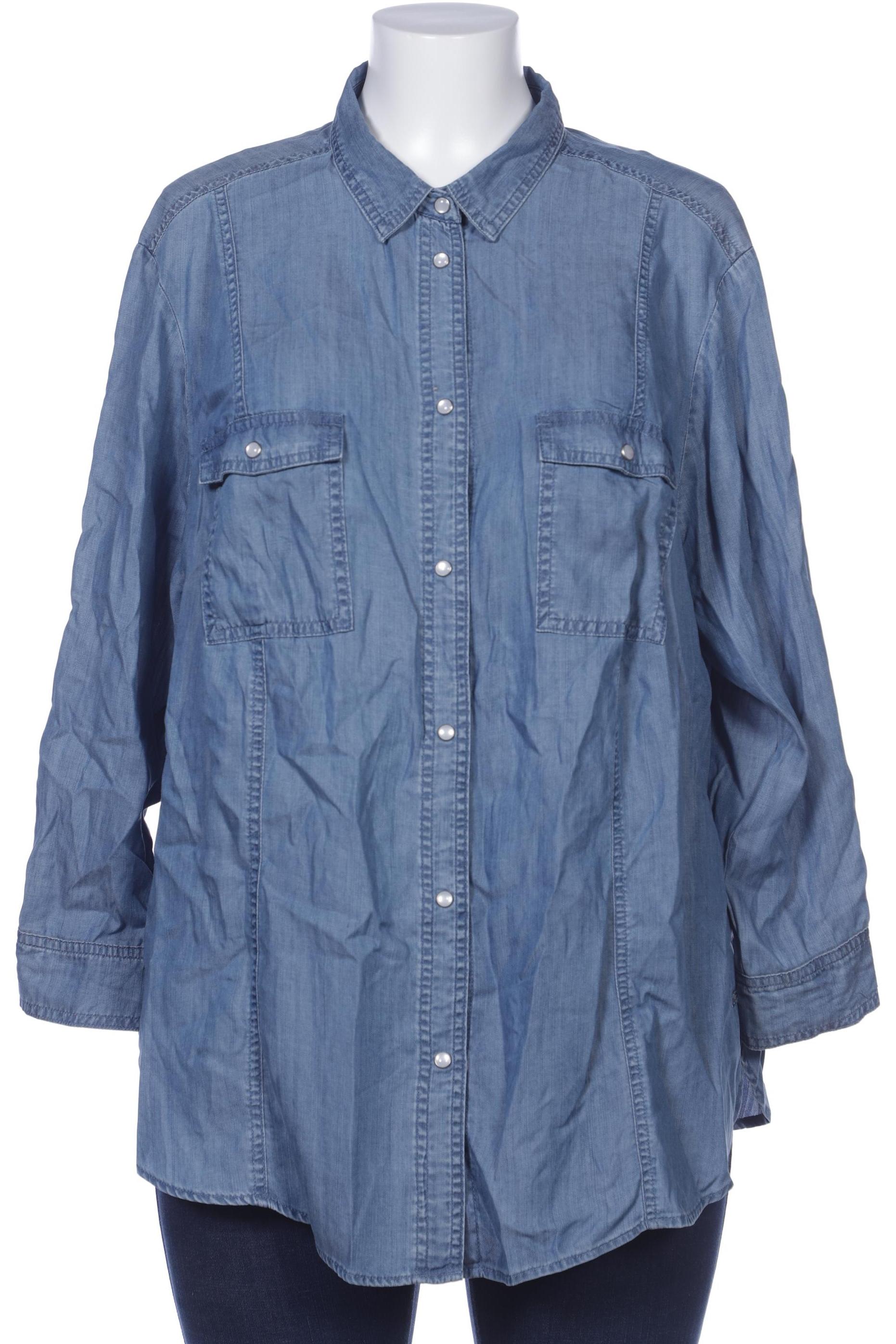 

Walbusch Damen Bluse, blau, Gr. 52