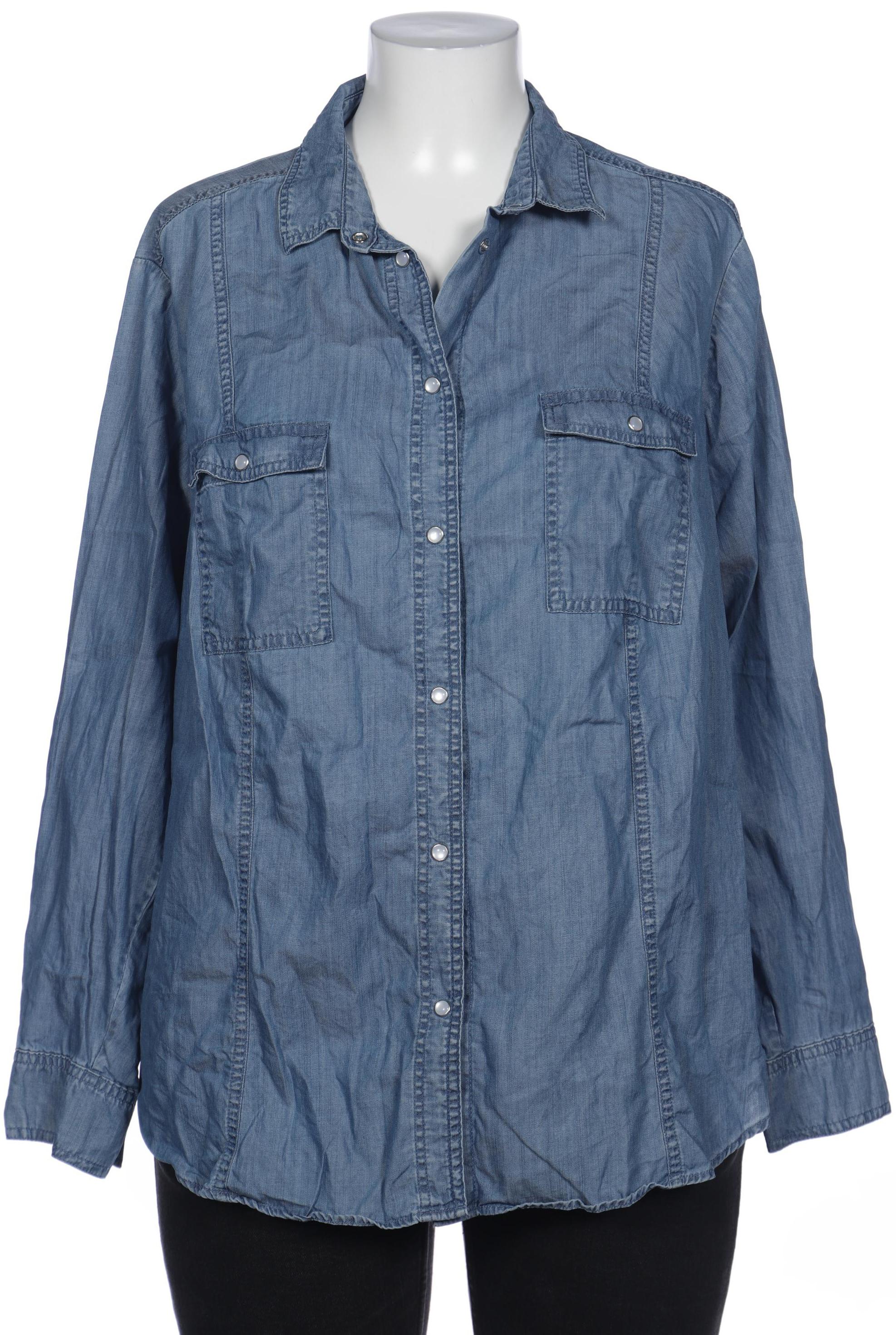 

Walbusch Damen Bluse, blau, Gr. 52