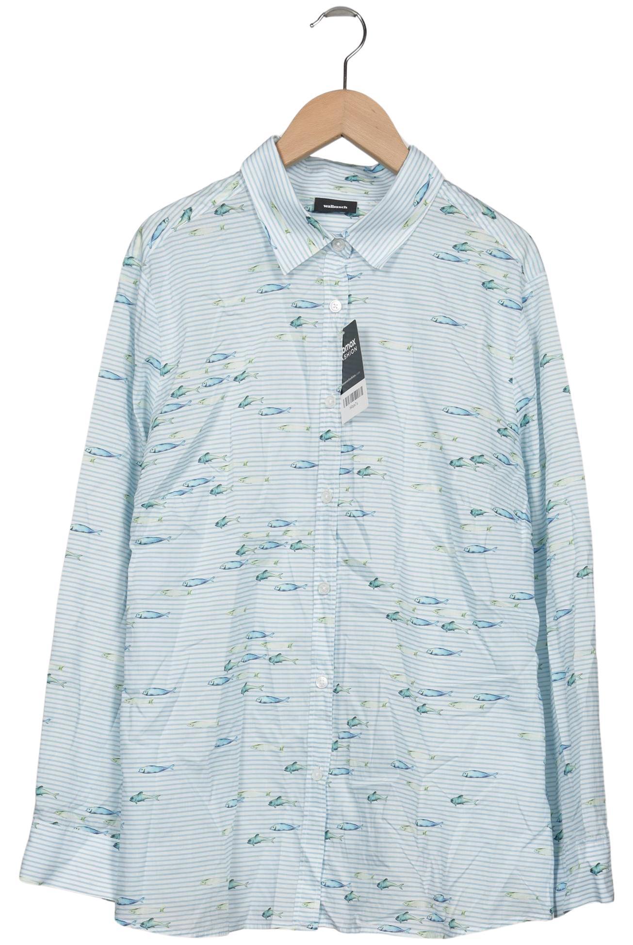 

Walbusch Damen Bluse, hellblau, Gr. 44