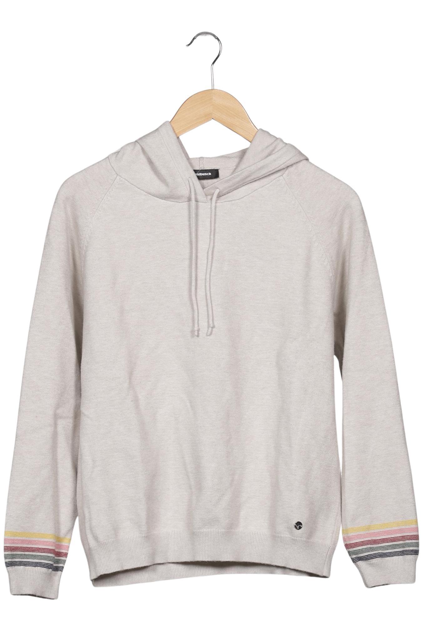 

Walbusch Damen Kapuzenpullover, grau, Gr. 42