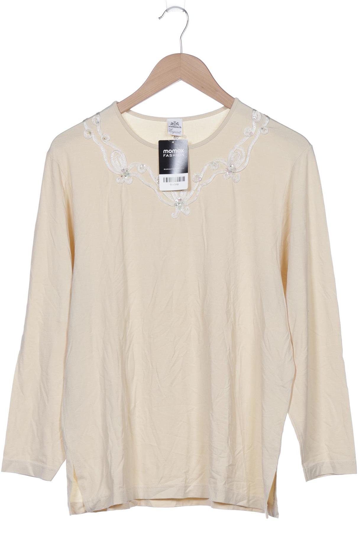 

Walbusch Damen Langarmshirt, cremeweiß, Gr. 40