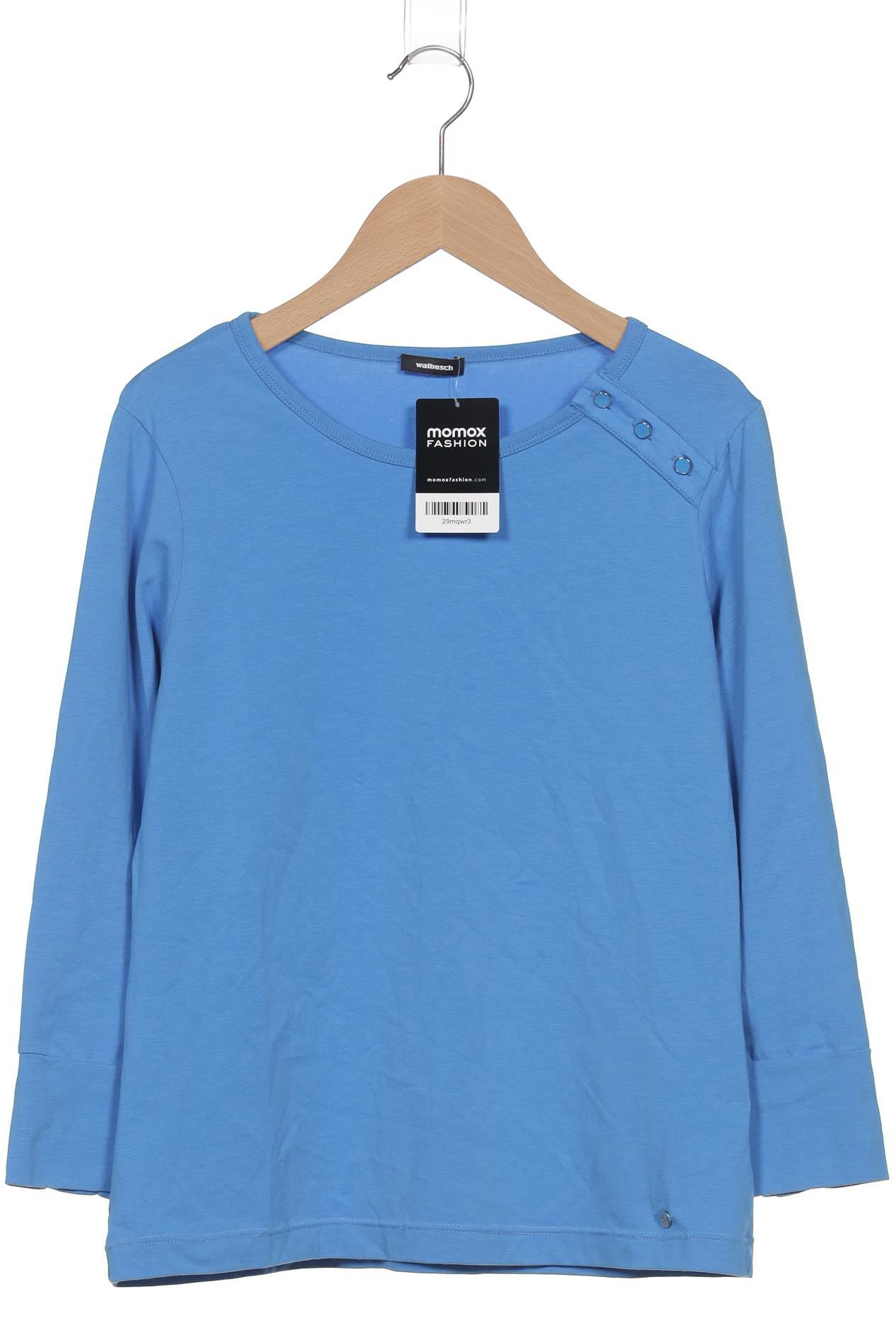 

Walbusch Damen Langarmshirt, blau, Gr. 36